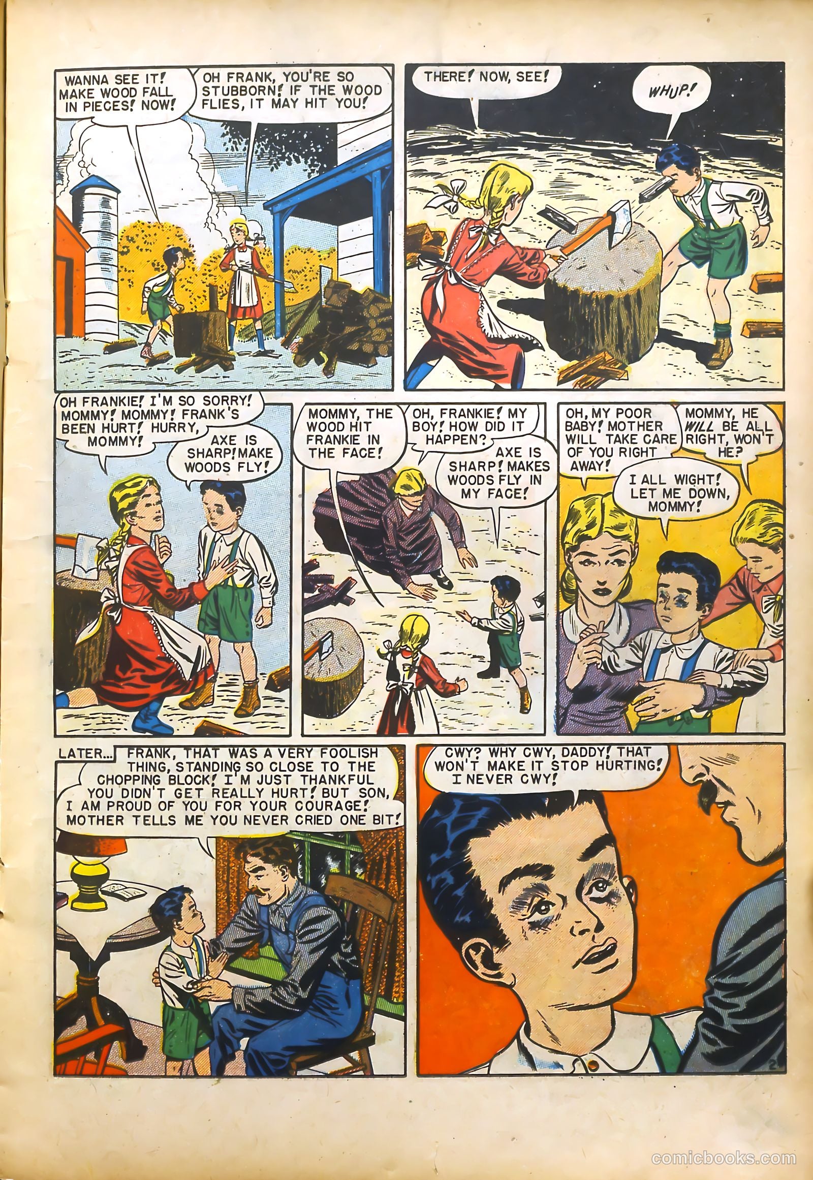 All-Time Sports Comics #4 (1949) — page 21 of 52