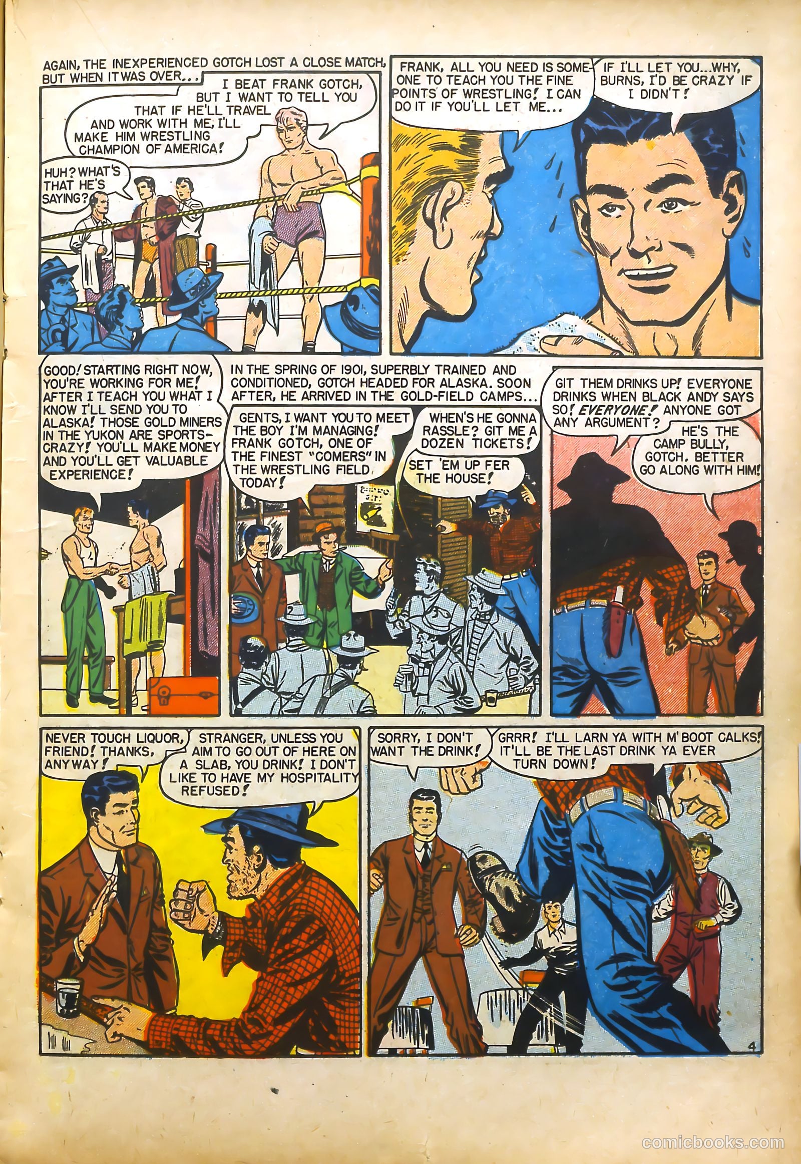 All-Time Sports Comics #4 (1949) — page 23 of 52
