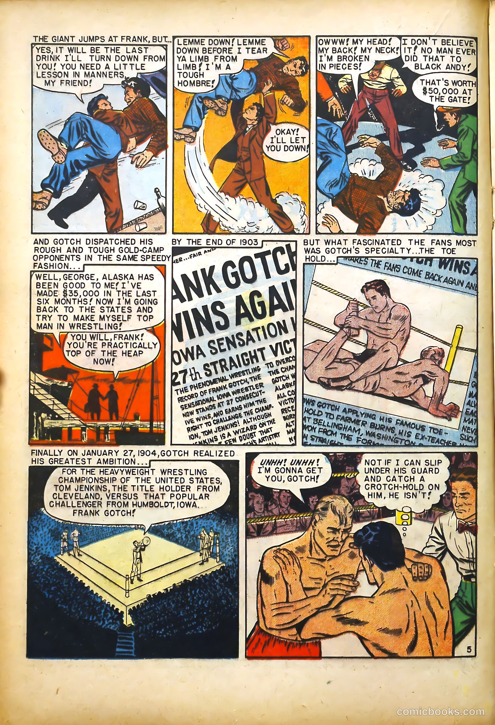 All-Time Sports Comics #4 (1949) — page 24 of 52