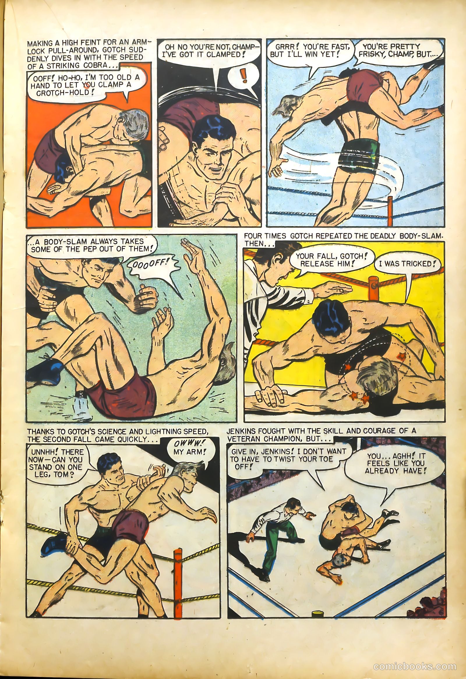 All-Time Sports Comics #4 (1949) — page 25 of 52