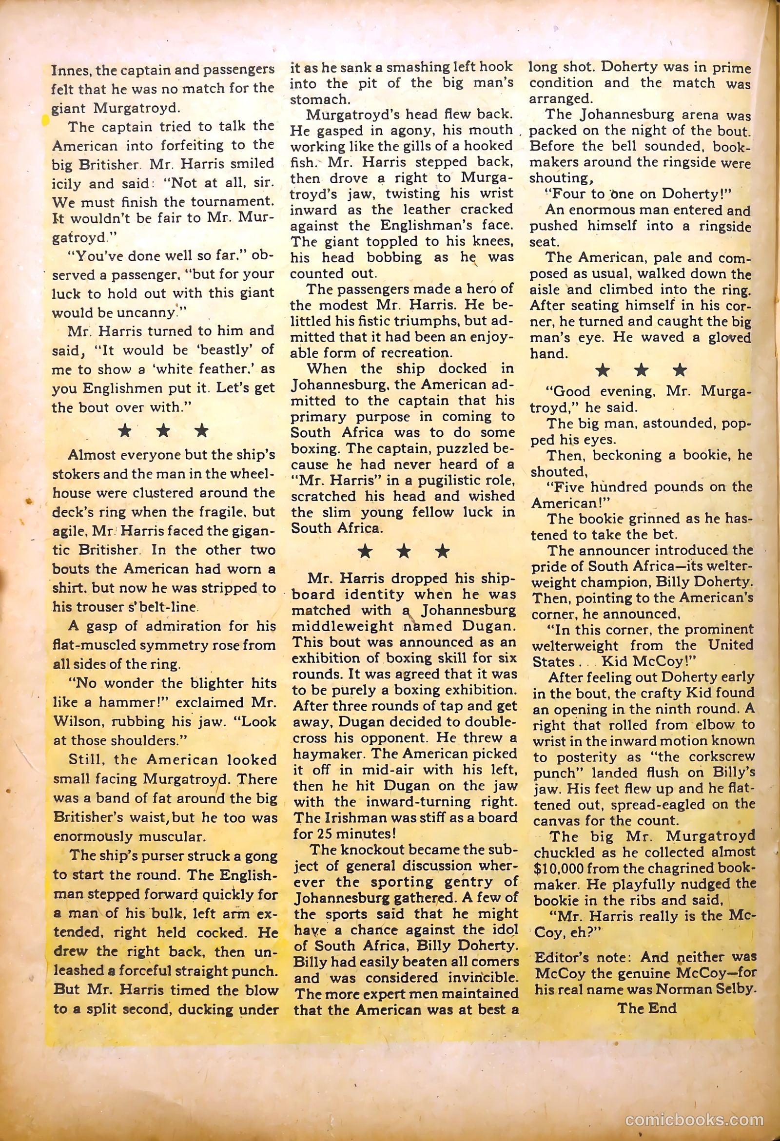 All-Time Sports Comics #4 (1949) — page 30 of 52