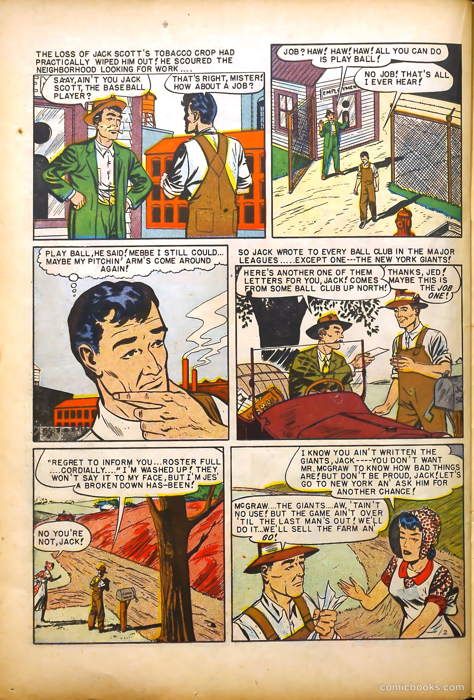 All-Time Sports Comics #4 (1949) — page 32 of 52