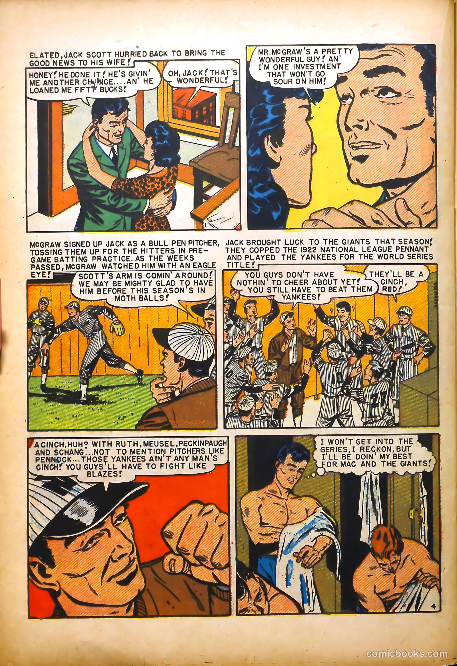 All-Time Sports Comics #4 (1949) — page 34 of 52