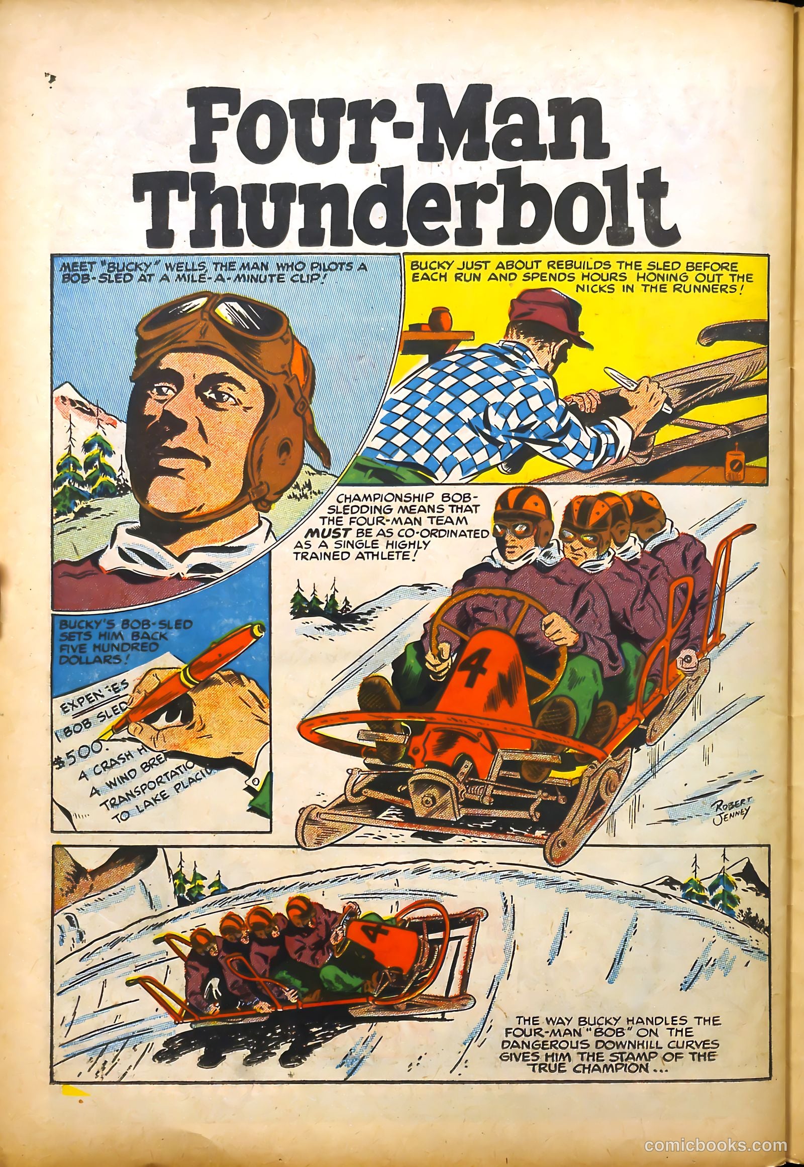 All-Time Sports Comics #4 (1949) — page 38 of 52