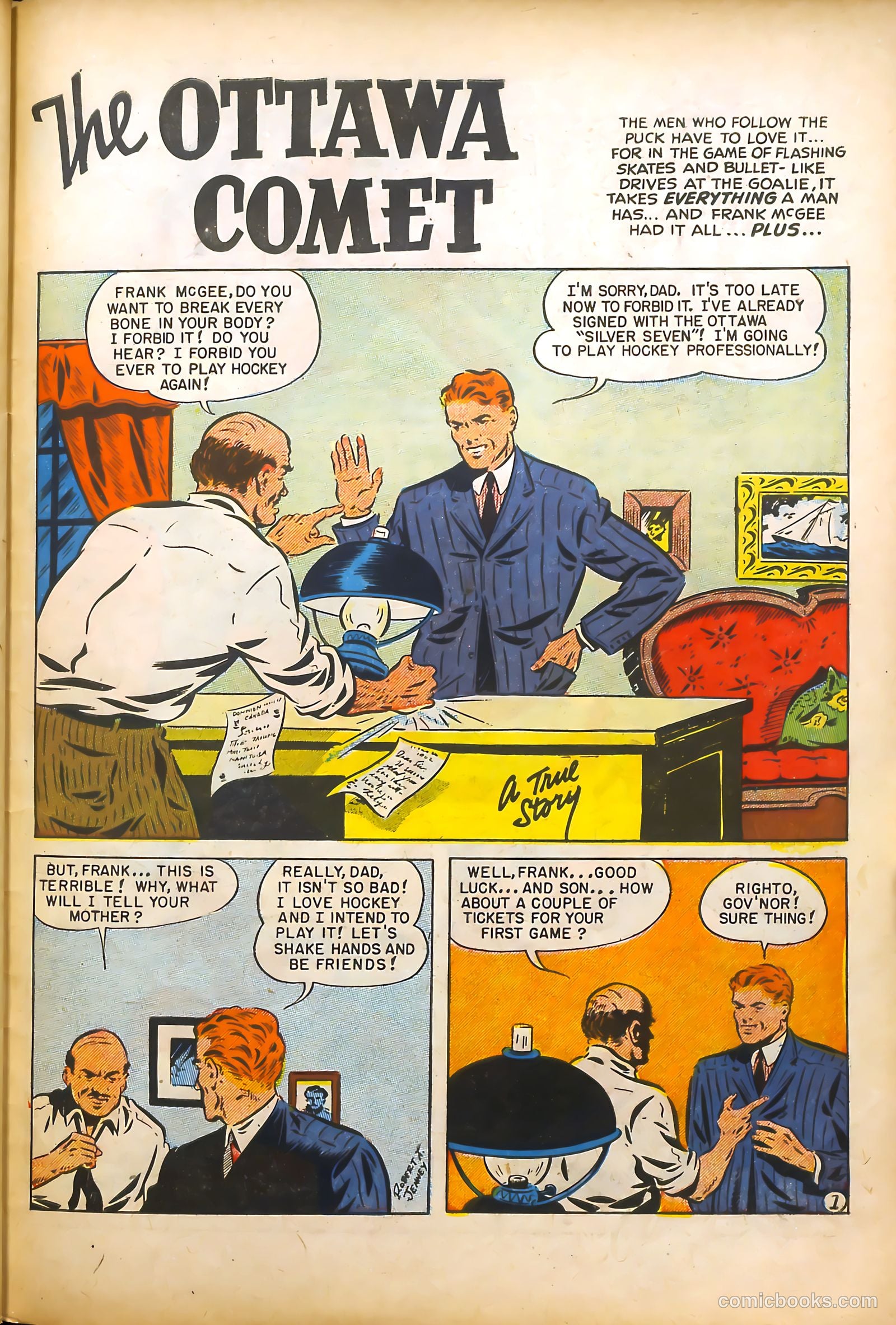 All-Time Sports Comics #4 (1949) — page 39 of 52