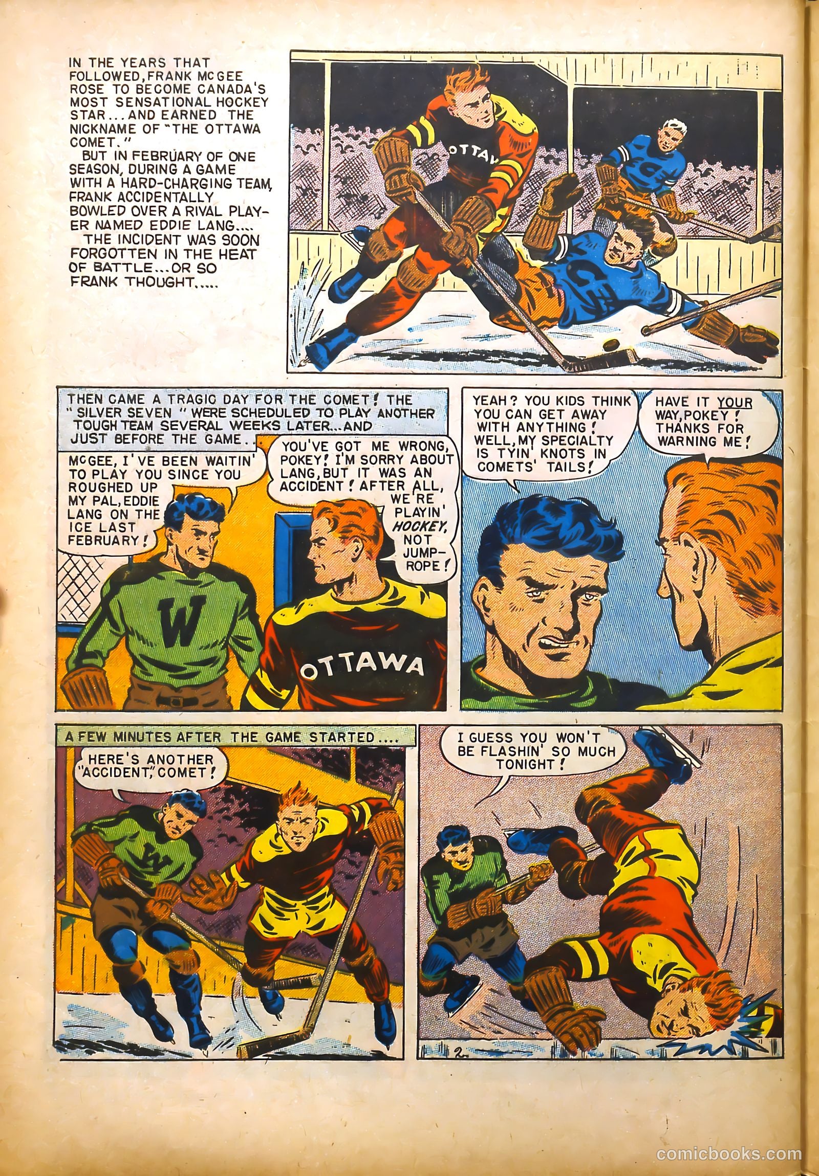 All-Time Sports Comics #4 (1949) — page 40 of 52
