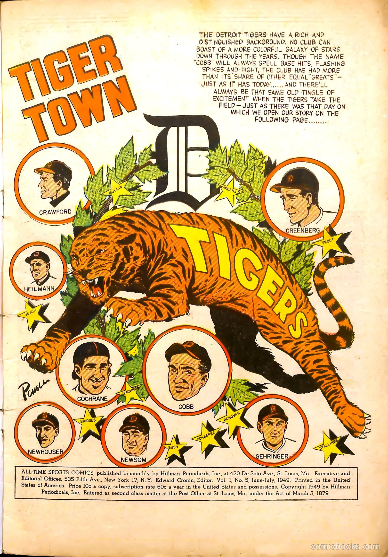 All-Time Sports Comics #5 (1949) — page 3 of 52