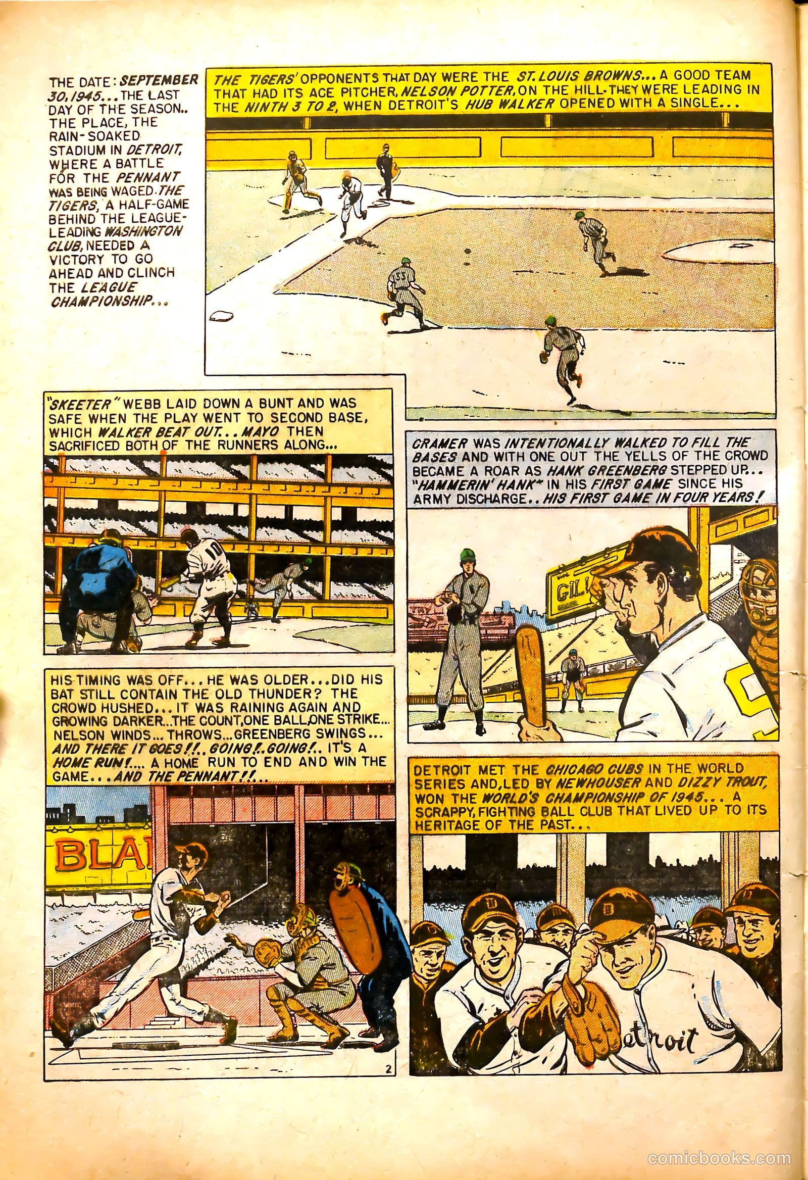 All-Time Sports Comics #5 (1949) — page 4 of 52