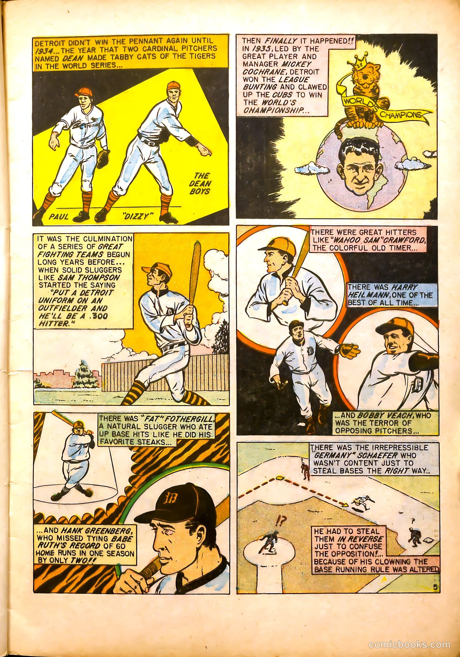 All-Time Sports Comics #5 (1949) — page 7 of 52