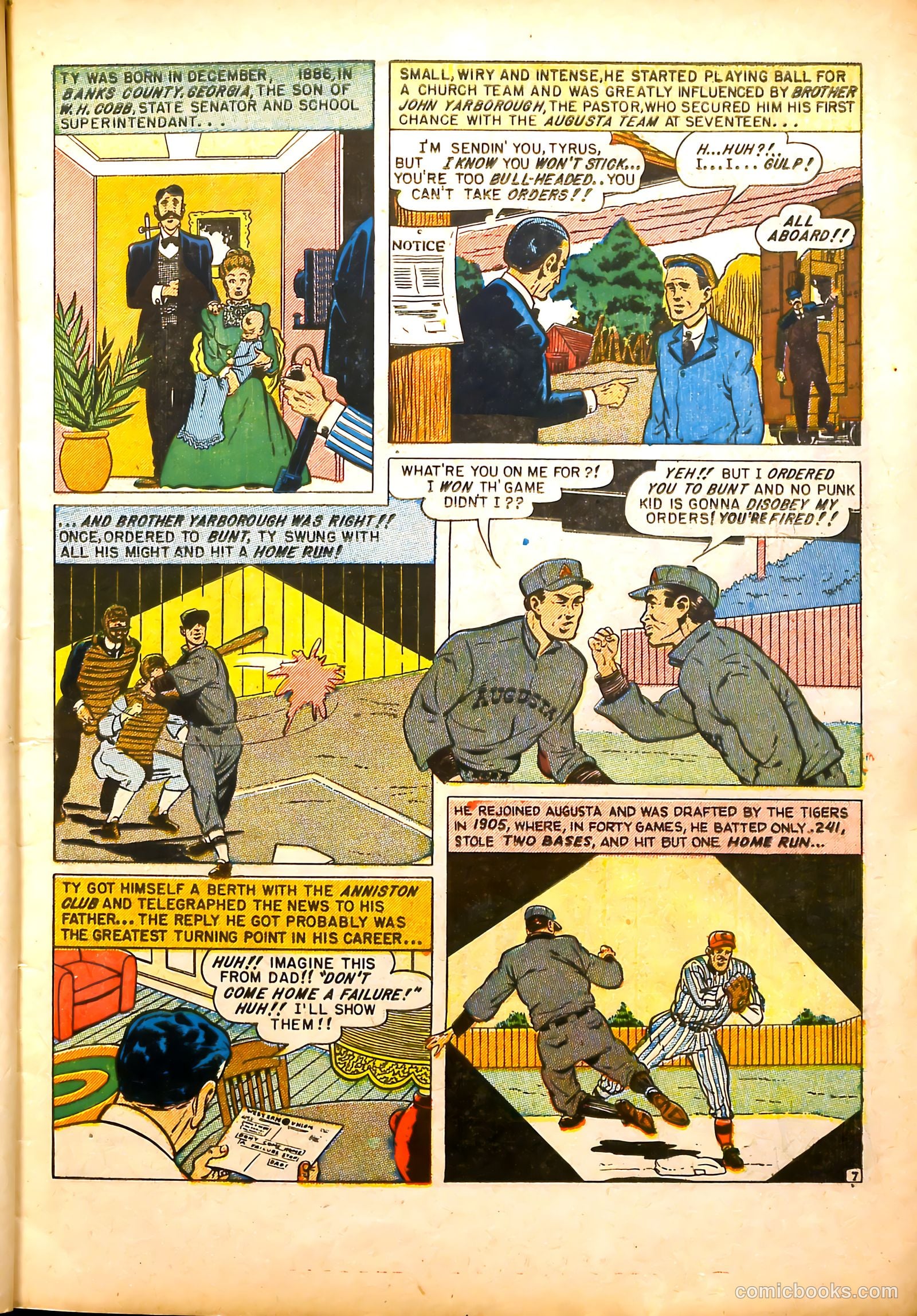 All-Time Sports Comics #5 (1949) — page 9 of 52