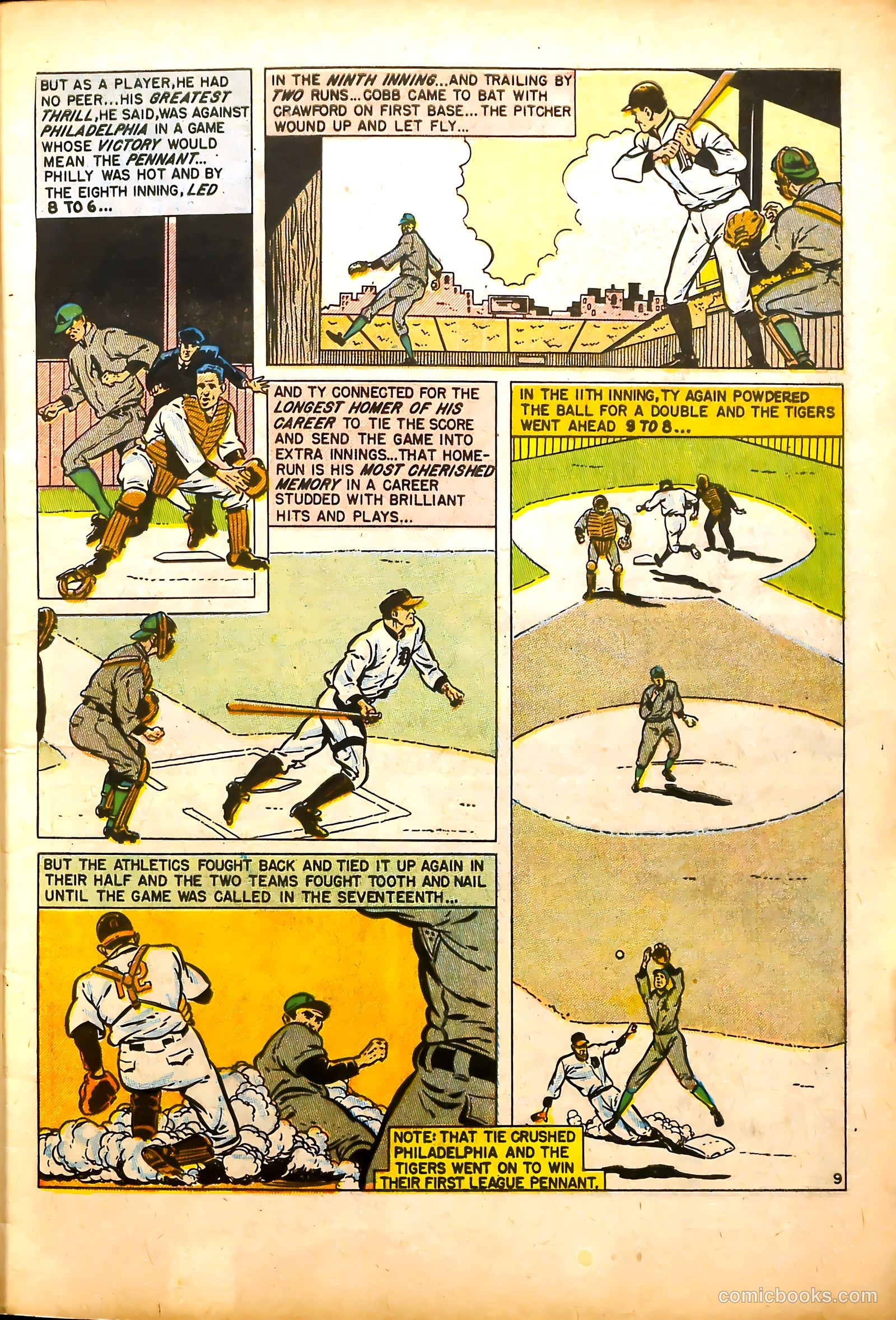All-Time Sports Comics #5 (1949) — page 11 of 52