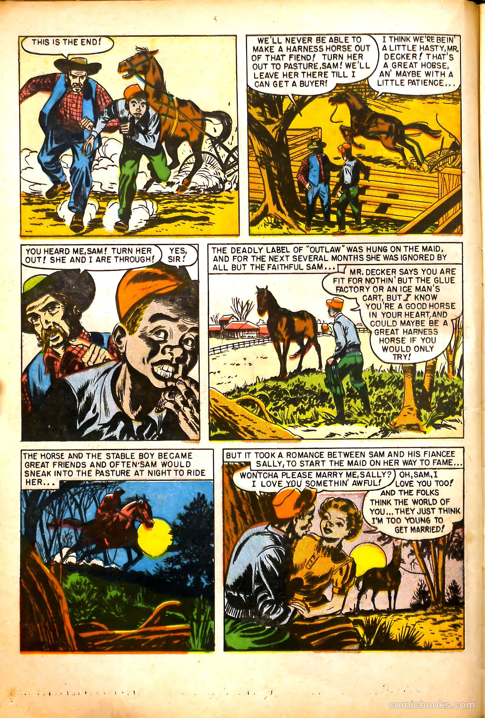 All-Time Sports Comics #5 (1949) — page 16 of 52