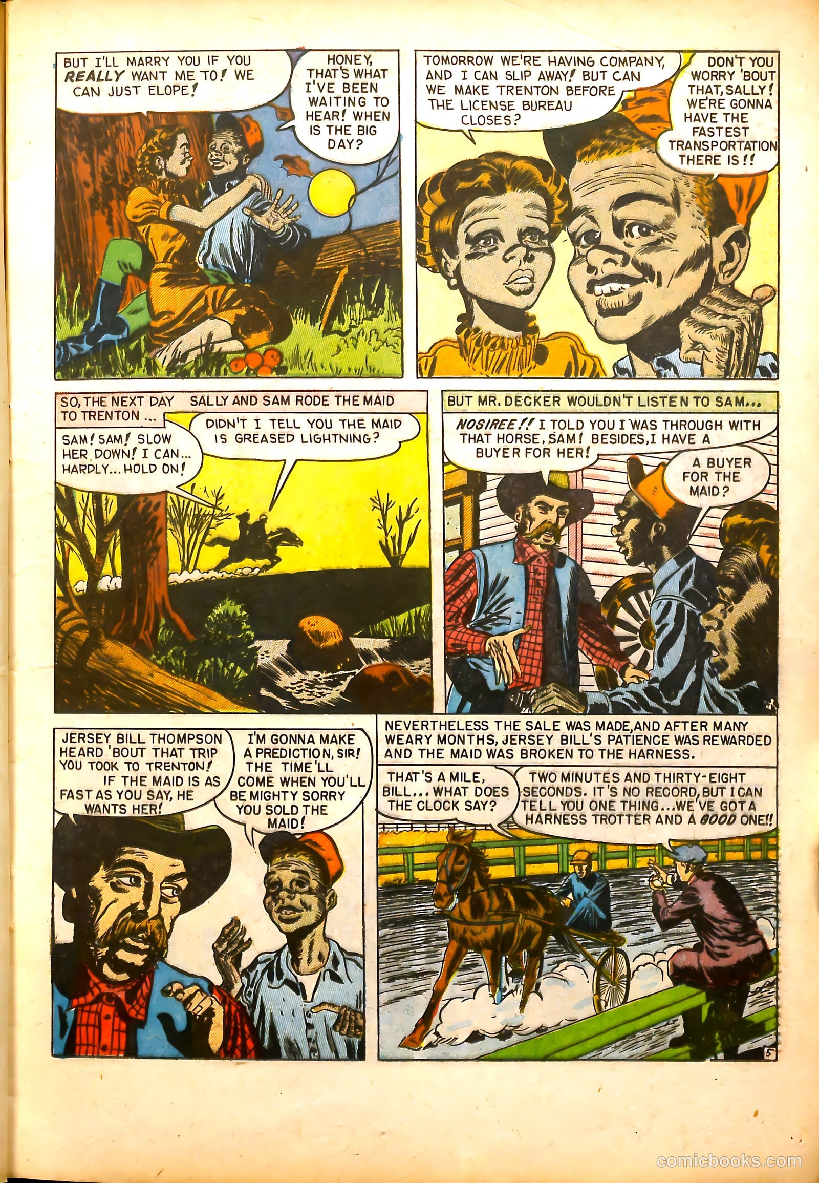 All-Time Sports Comics #5 (1949) — page 17 of 52