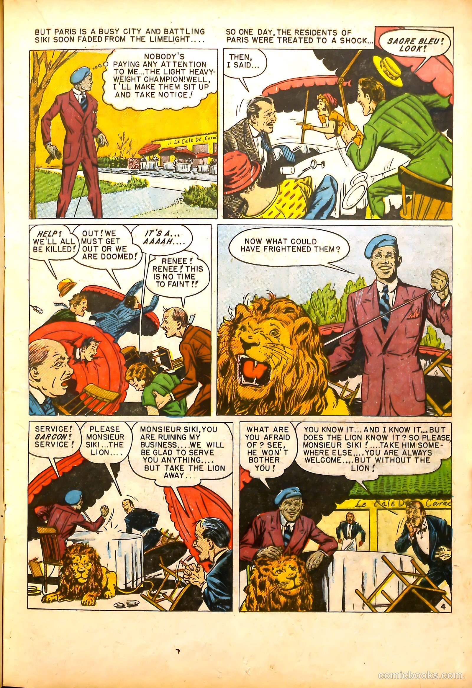 All-Time Sports Comics #5 (1949) — page 23 of 52