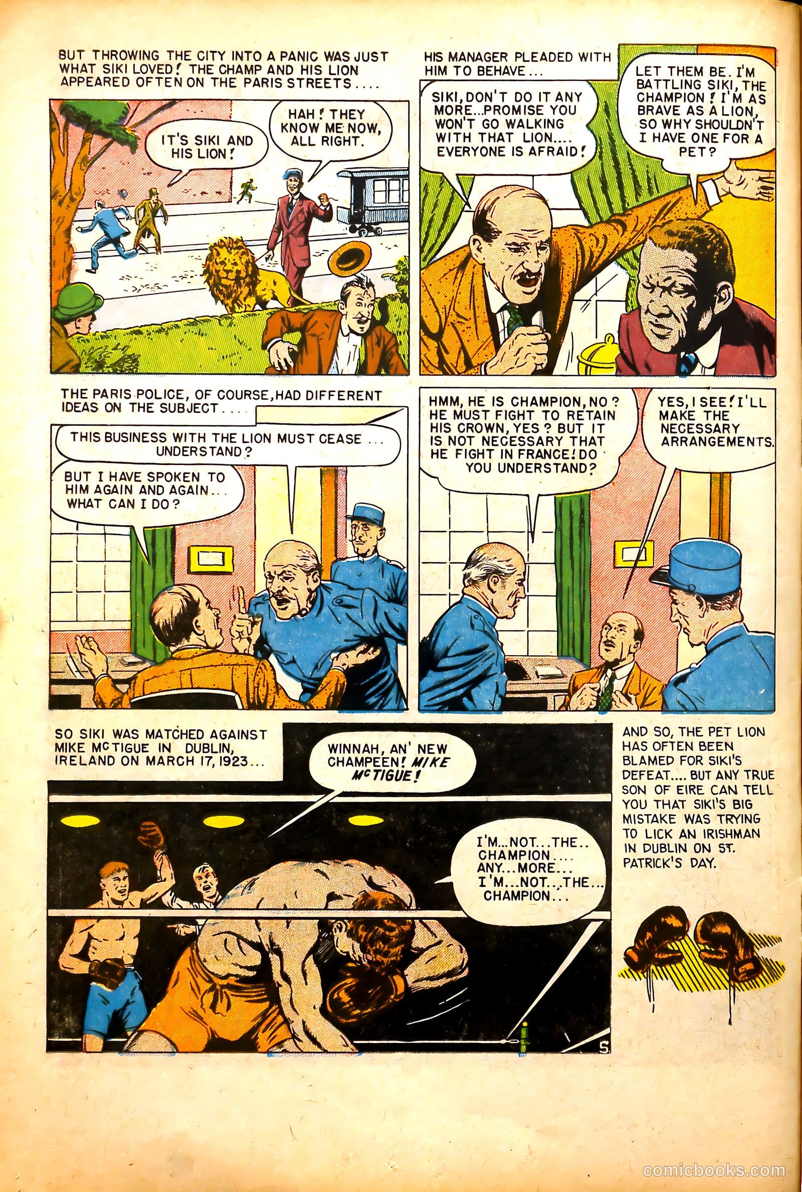 All-Time Sports Comics #5 (1949) — page 24 of 52