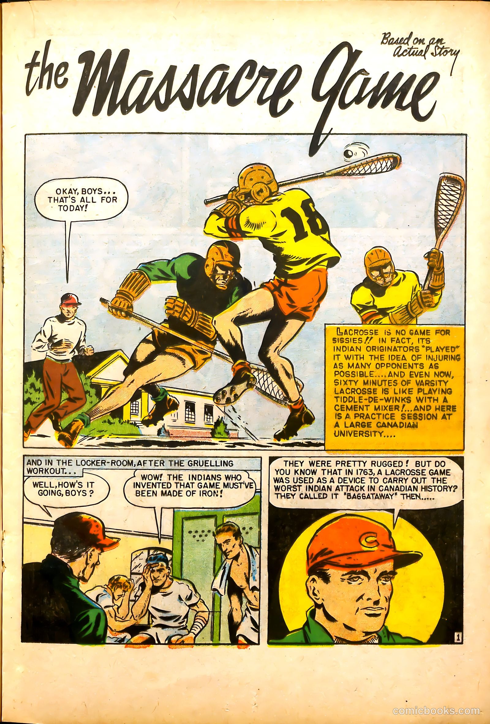 All-Time Sports Comics #5 (1949) — page 25 of 52