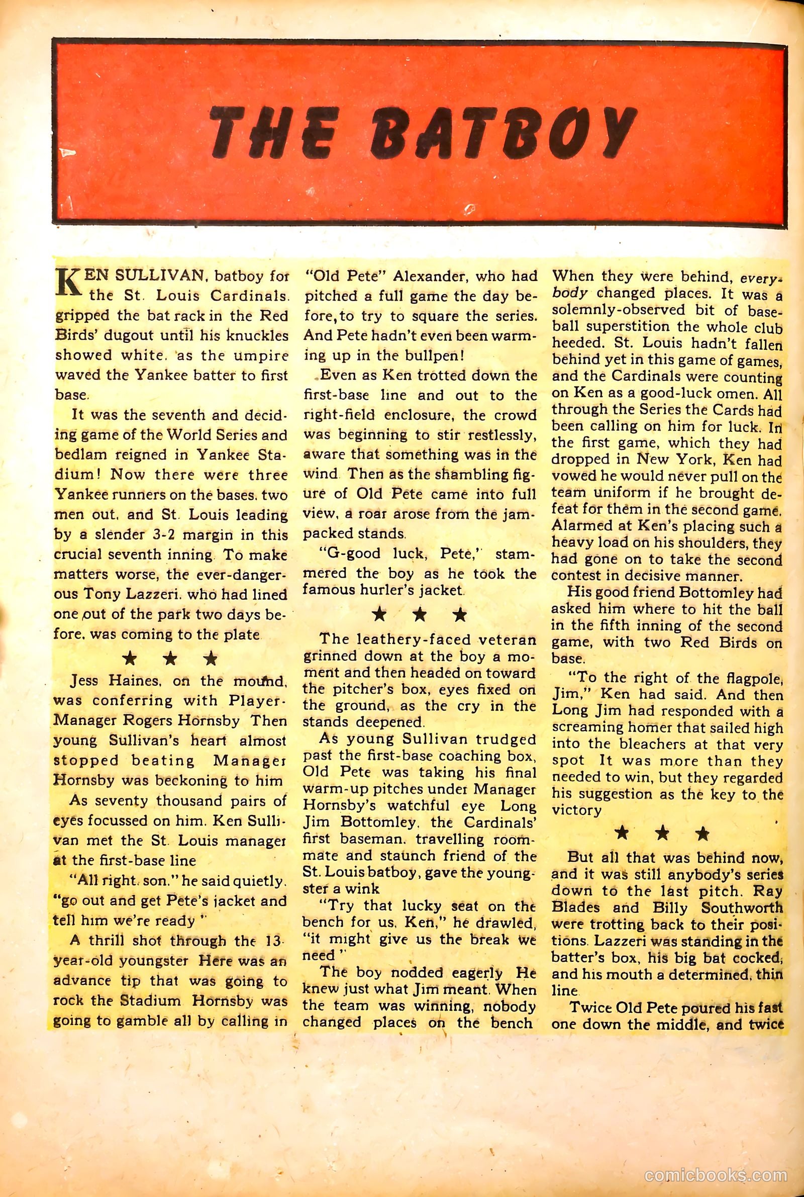 All-Time Sports Comics #5 (1949) — page 30 of 52