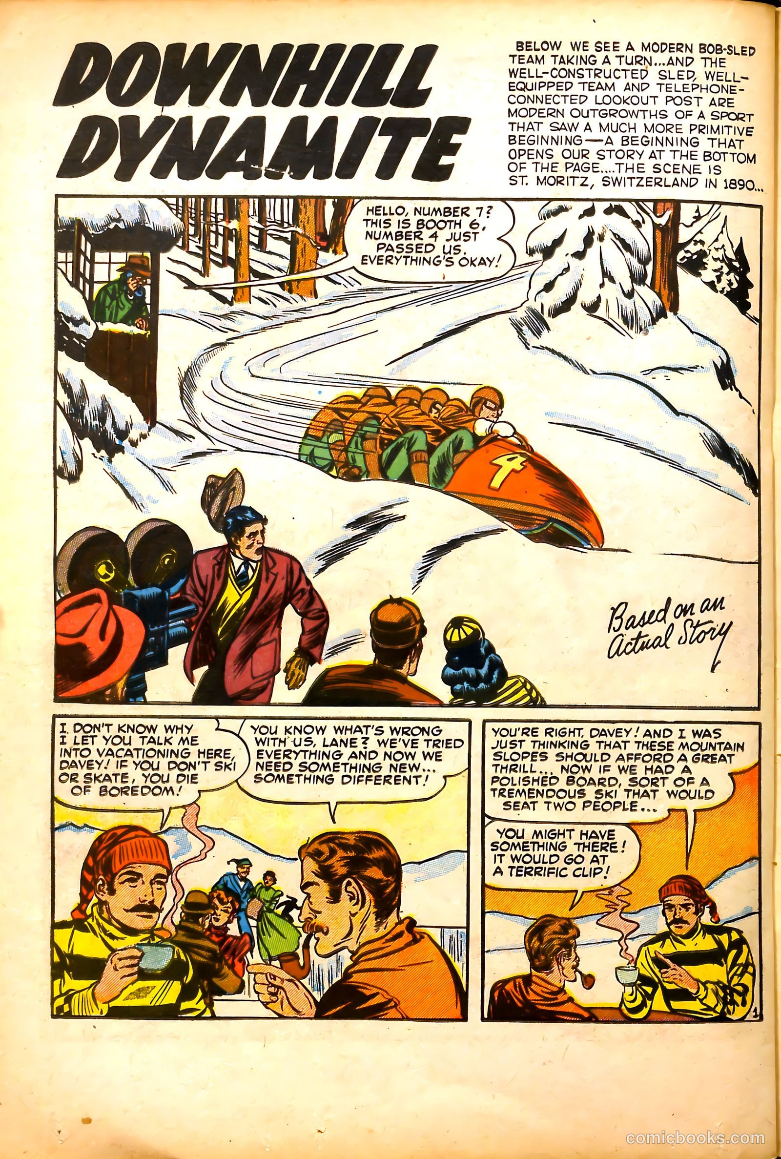 All-Time Sports Comics #5 (1949) — page 32 of 52
