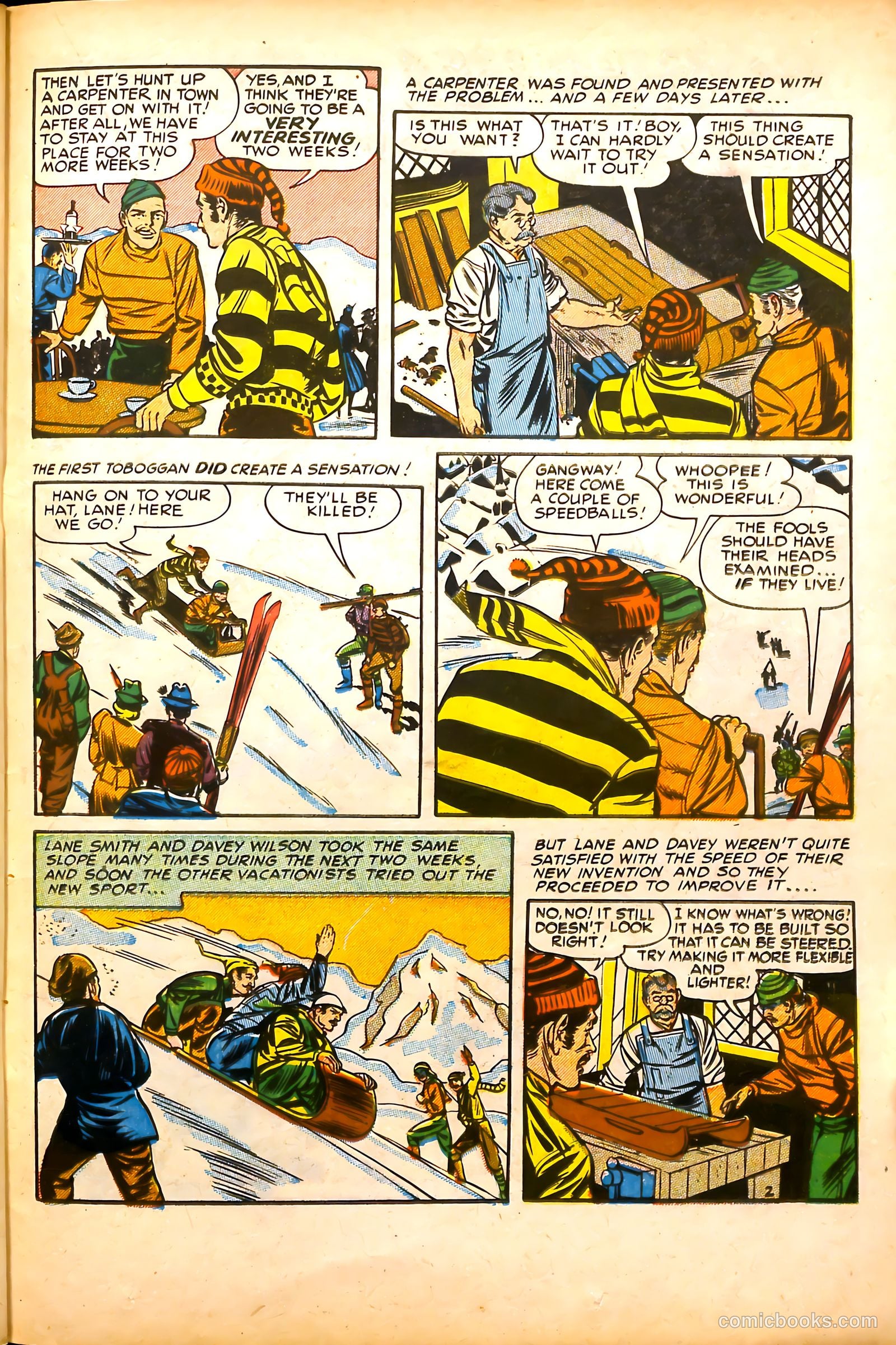 All-Time Sports Comics #5 (1949) — page 33 of 52