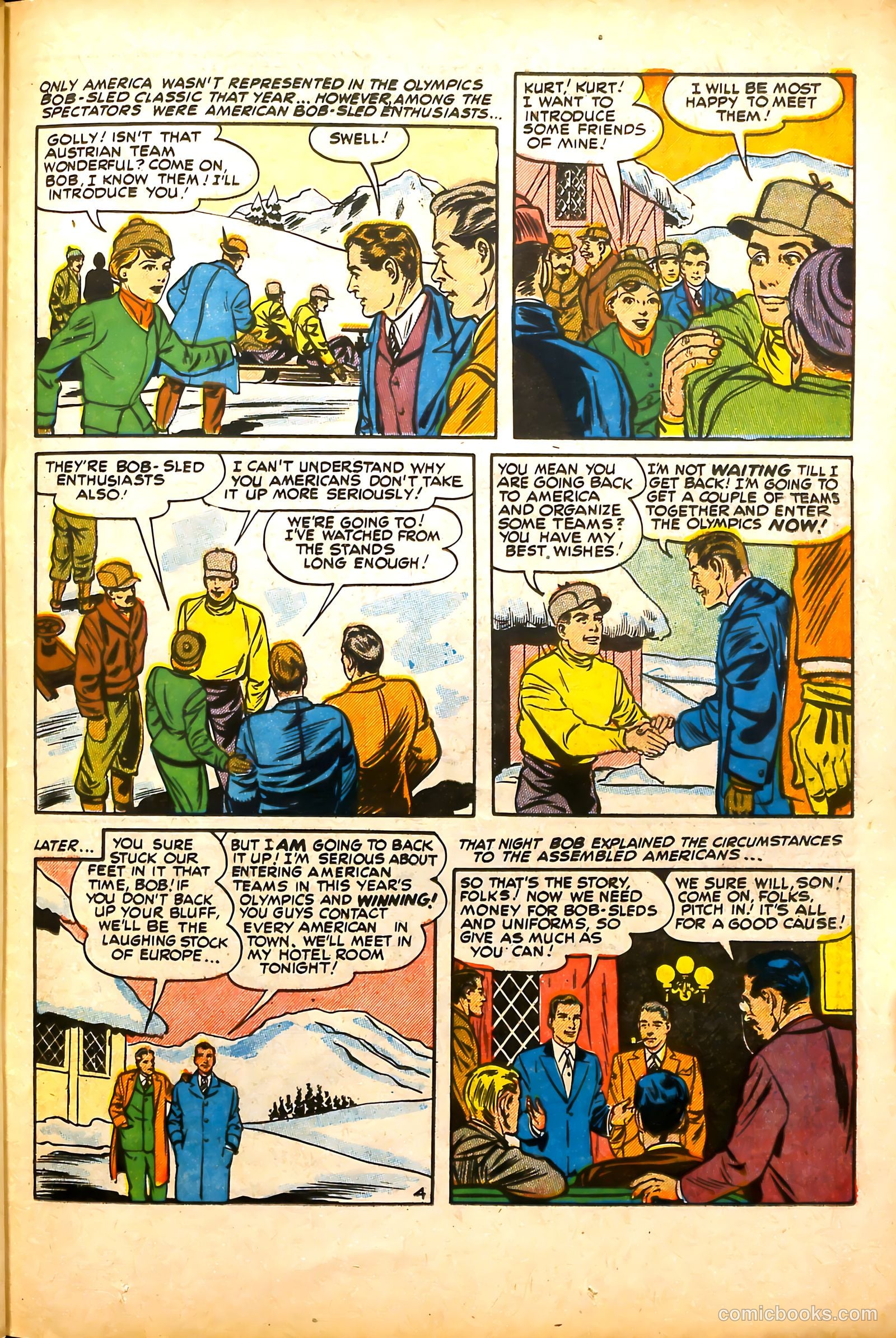 All-Time Sports Comics #5 (1949) — page 35 of 52