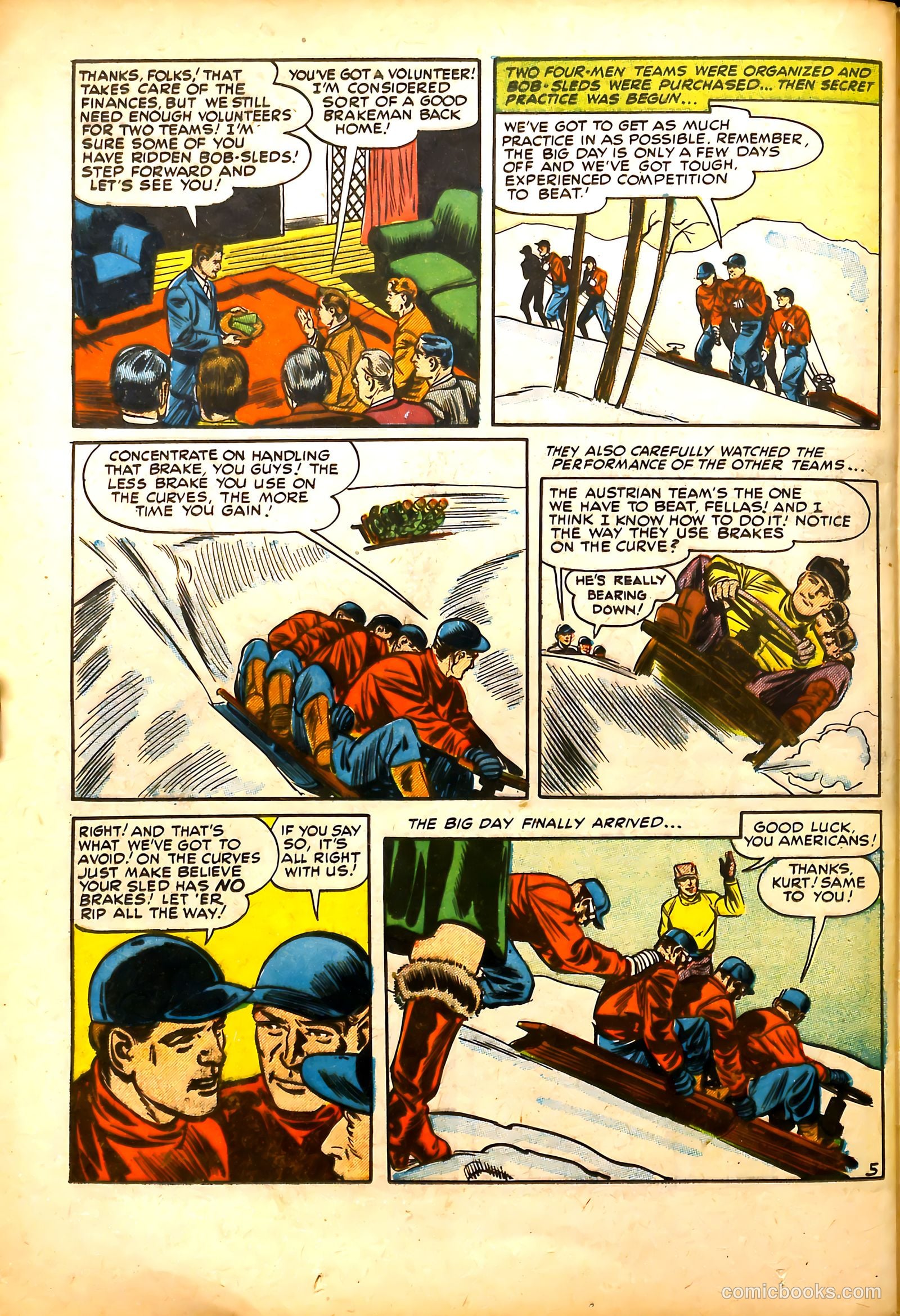 All-Time Sports Comics #5 (1949) — page 36 of 52
