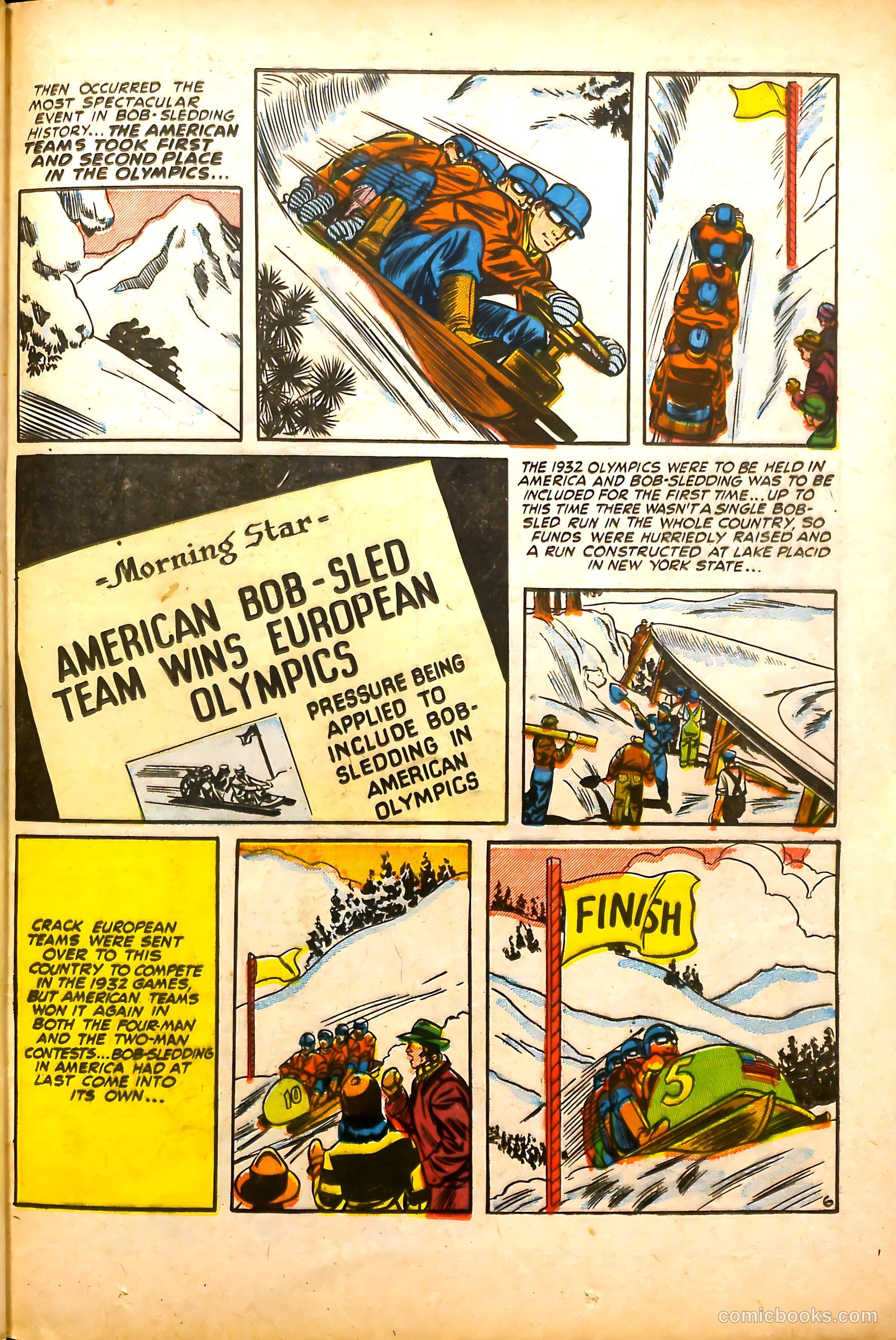 All-Time Sports Comics #5 (1949) — page 37 of 52