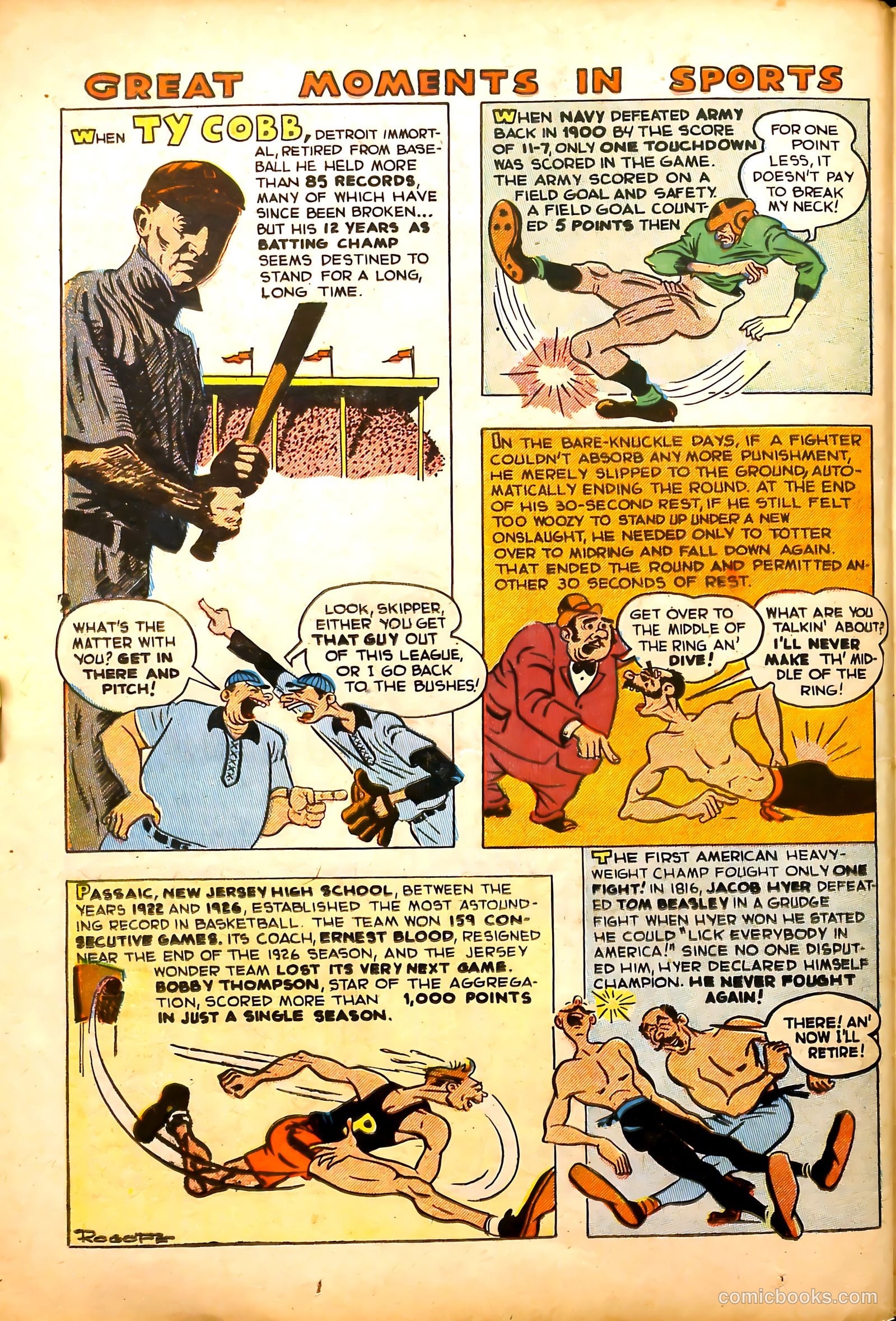All-Time Sports Comics #5 (1949) — page 38 of 52