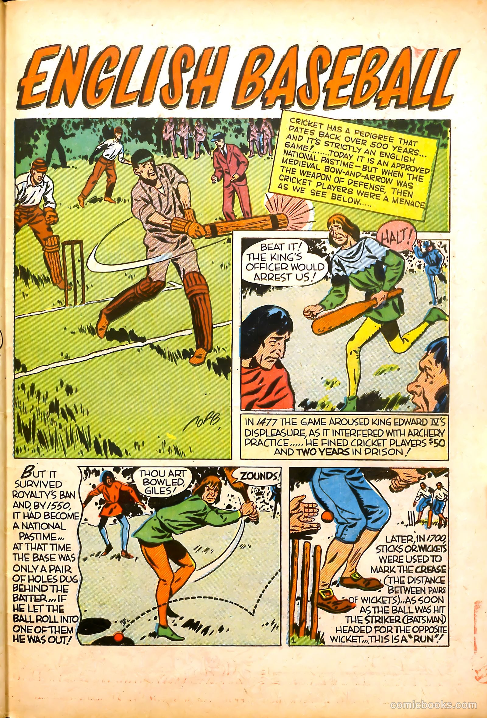 All-Time Sports Comics #5 (1949) — page 39 of 52