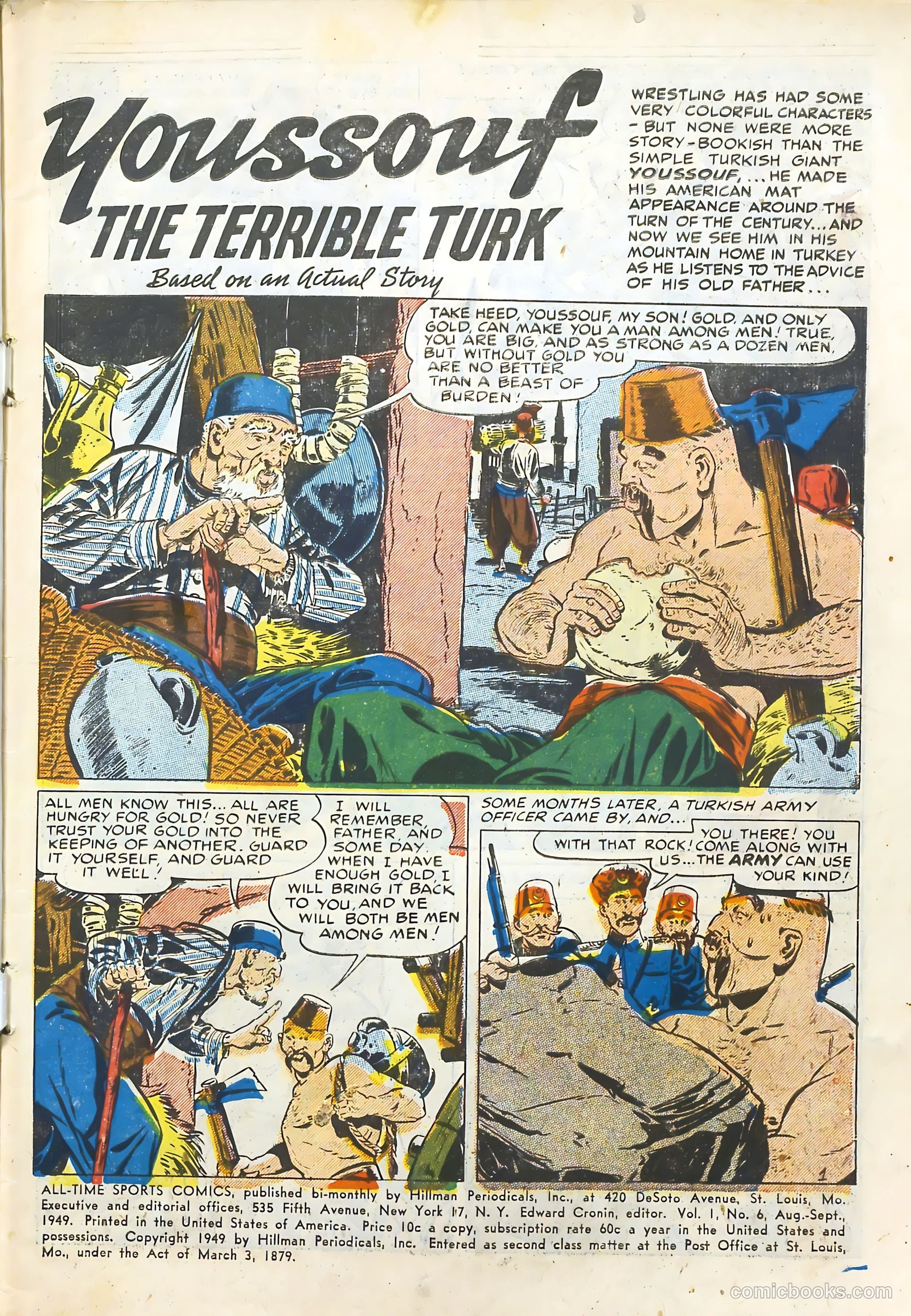 All-Time Sports Comics #6 (1949) — page 3 of 52