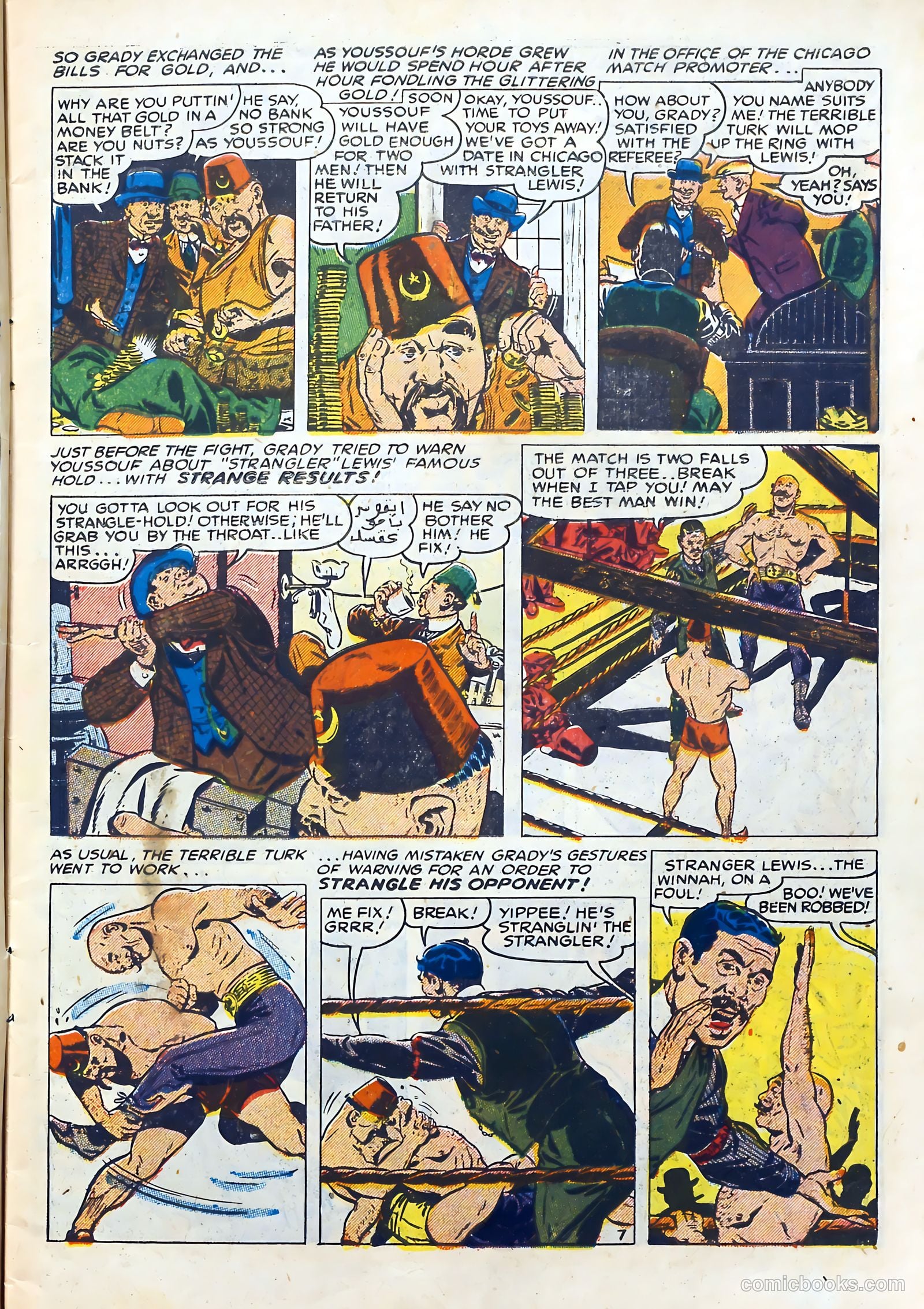 All-Time Sports Comics #6 (1949) — page 9 of 52