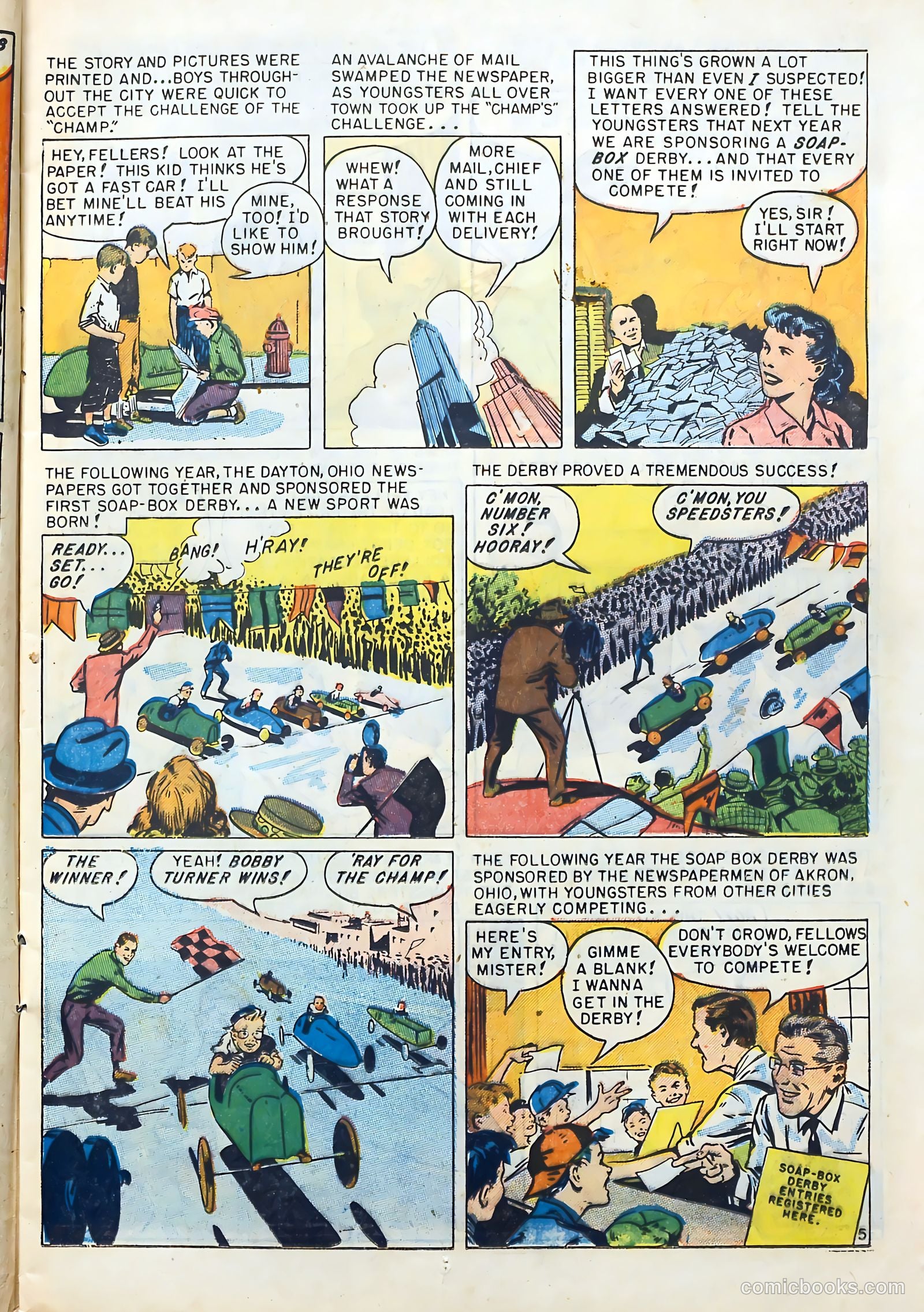 All-Time Sports Comics #6 (1949) — page 17 of 52