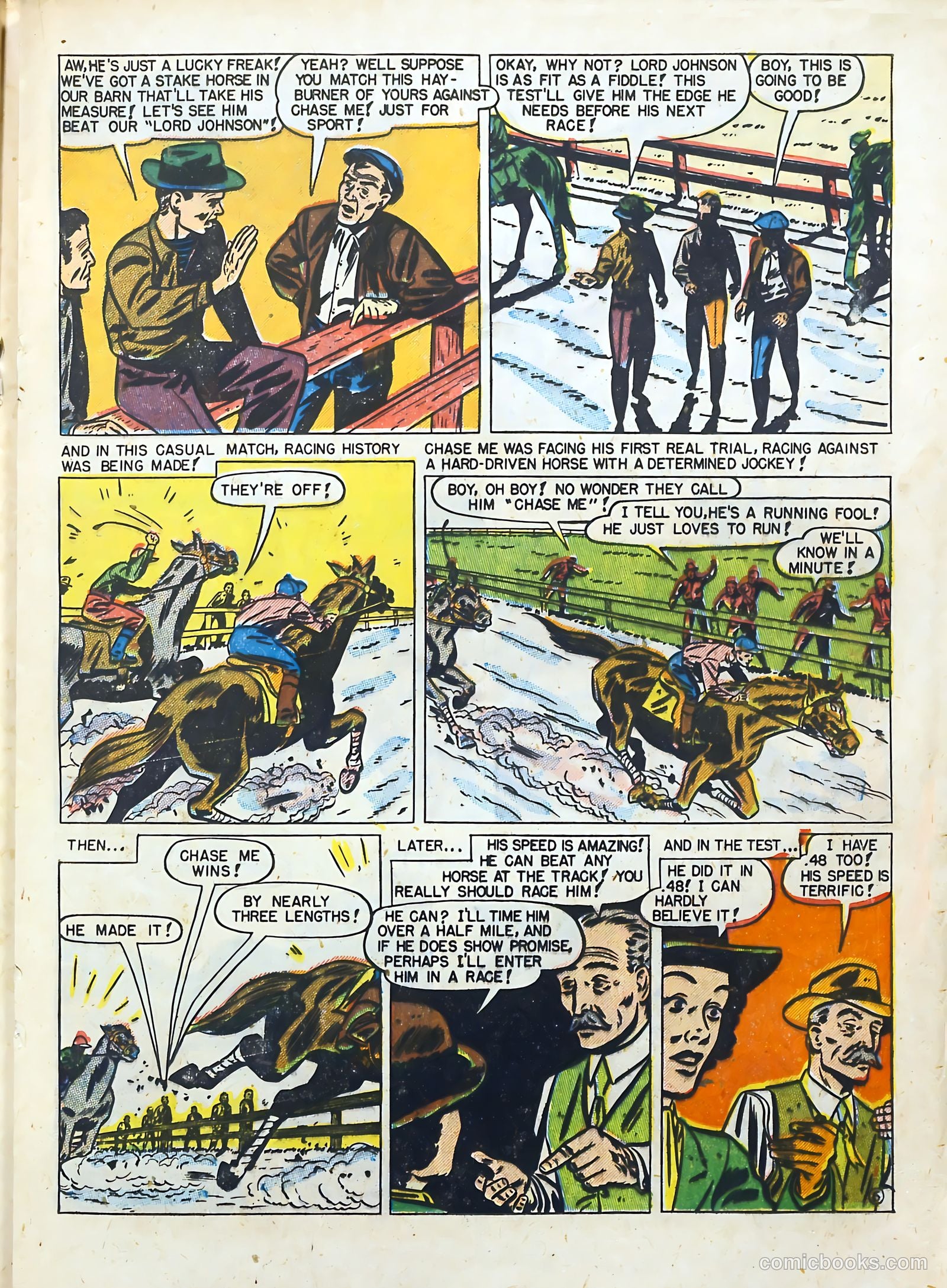 All-Time Sports Comics #6 (1949) — page 25 of 52