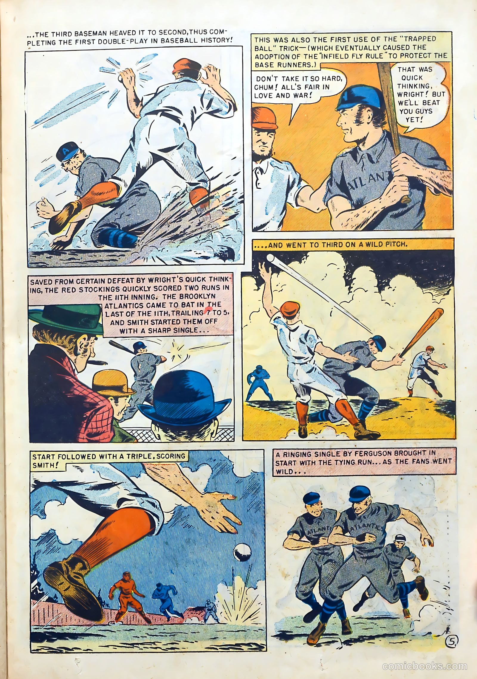All-Time Sports Comics #6 (1949) — page 35 of 52