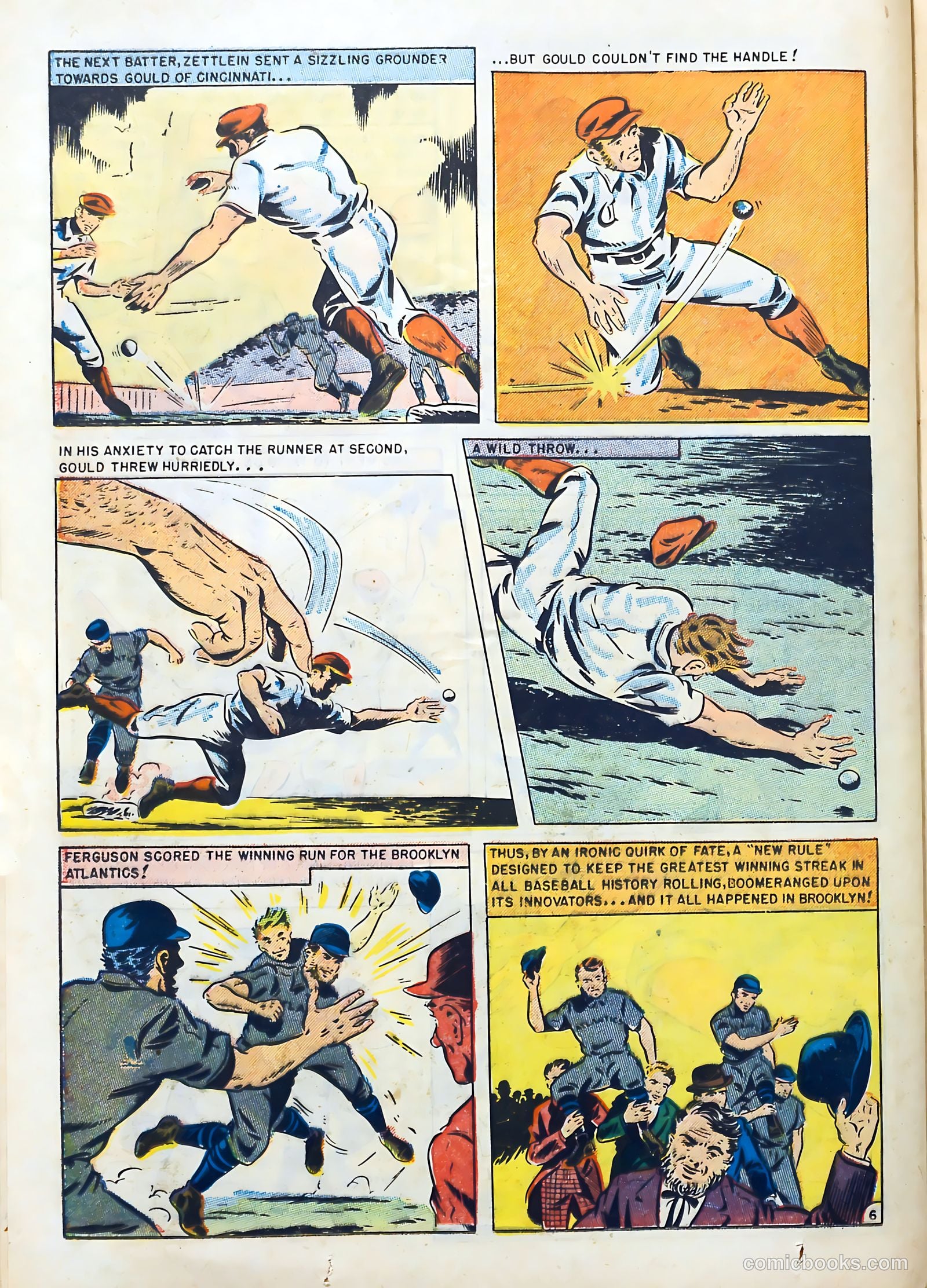 All-Time Sports Comics #6 (1949) — page 36 of 52