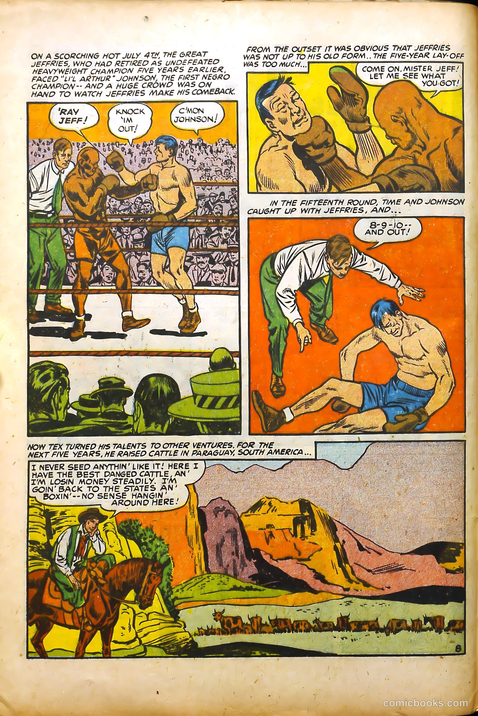 All-Time Sports Comics #7 (1949) — page 10 of 53