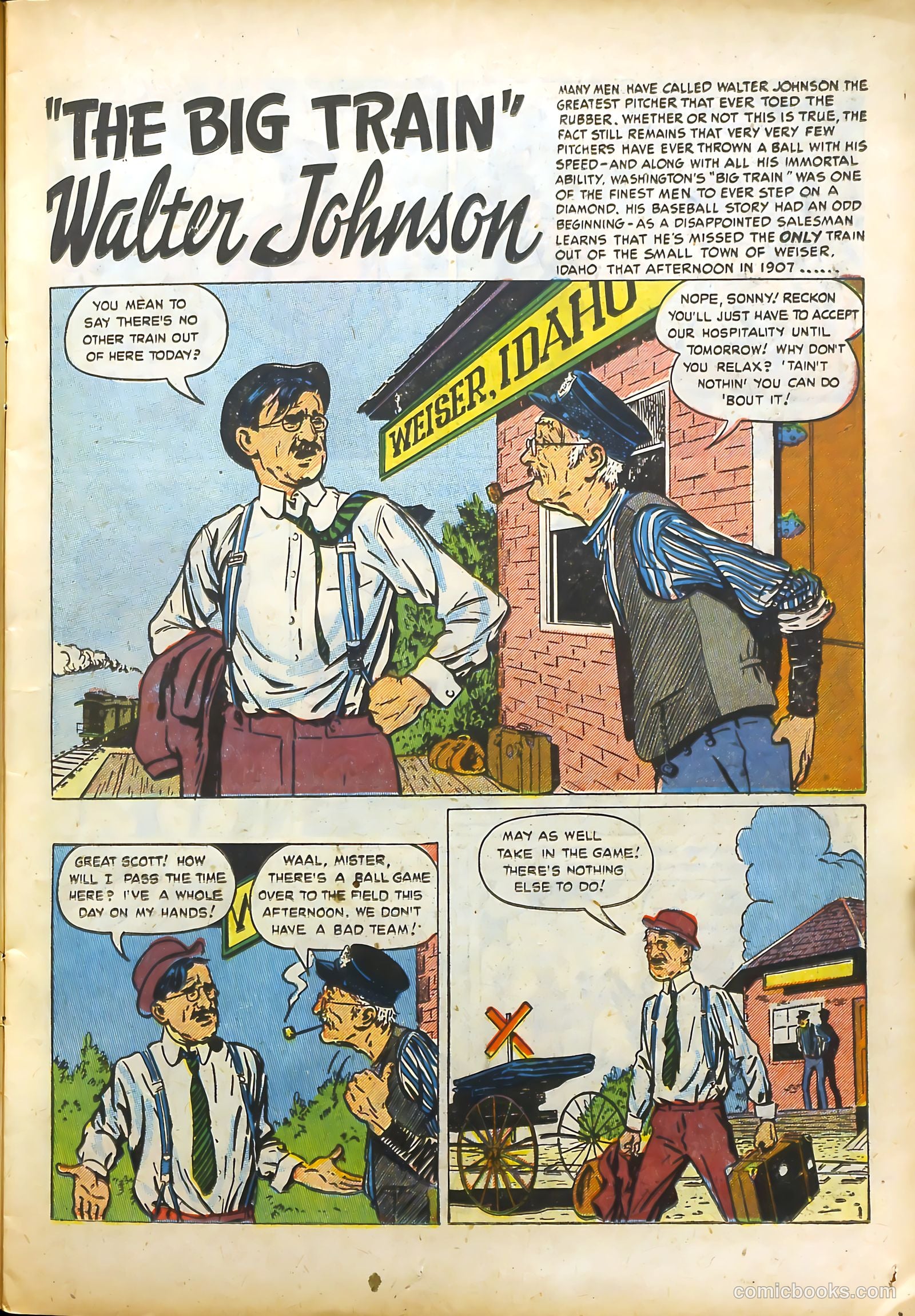 All-Time Sports Comics #7 (1949) — page 15 of 53