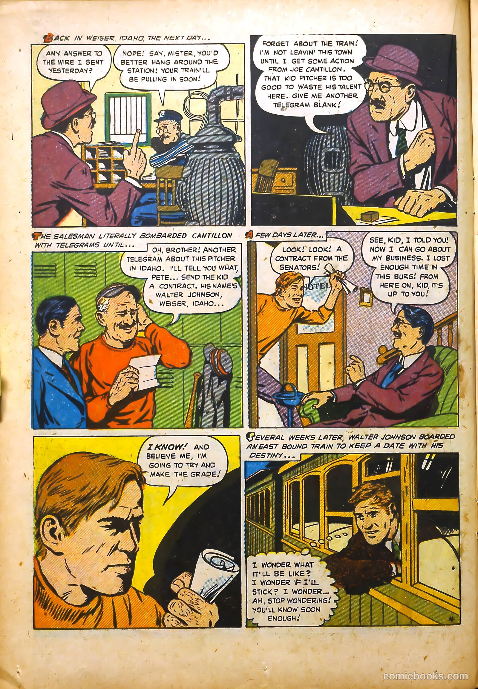 All-Time Sports Comics #7 (1949) — page 18 of 53
