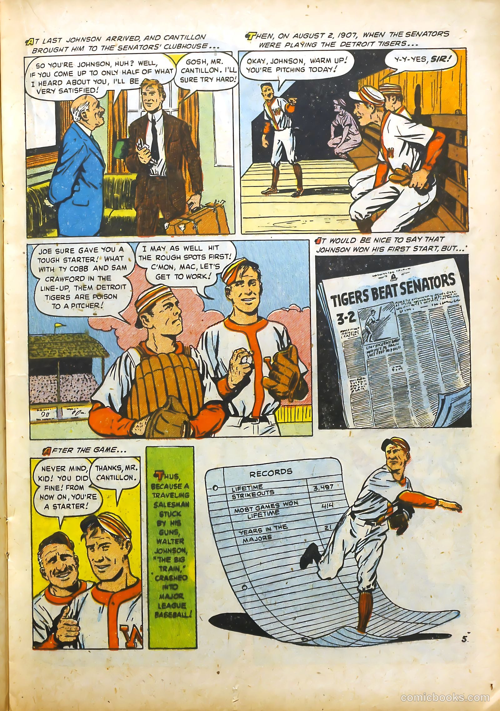 All-Time Sports Comics #7 (1949) — page 19 of 53