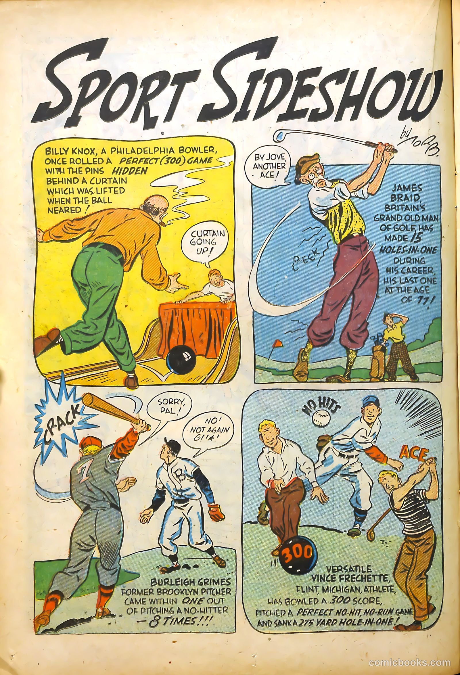 All-Time Sports Comics #7 (1949) — page 20 of 53