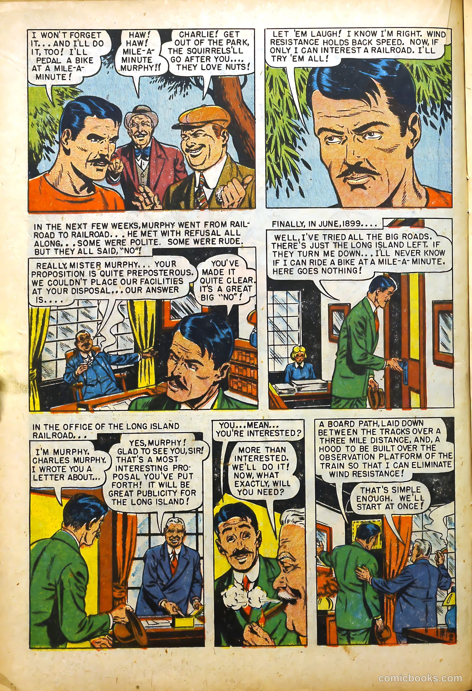 All-Time Sports Comics #7 (1949) — page 22 of 53