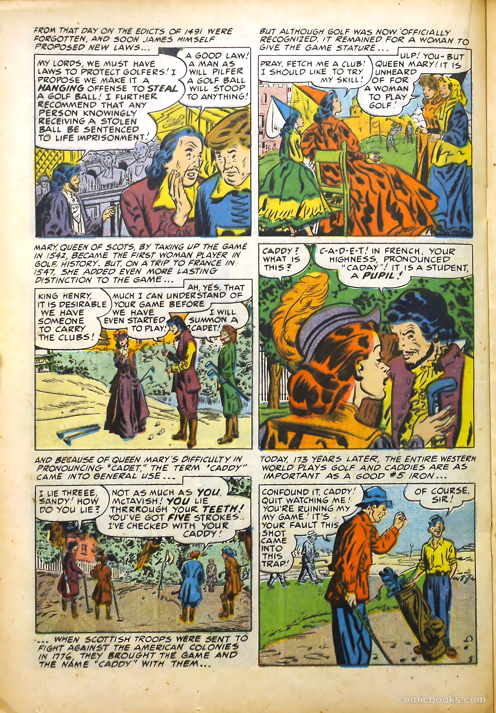 All-Time Sports Comics #7 (1949) — page 30 of 53