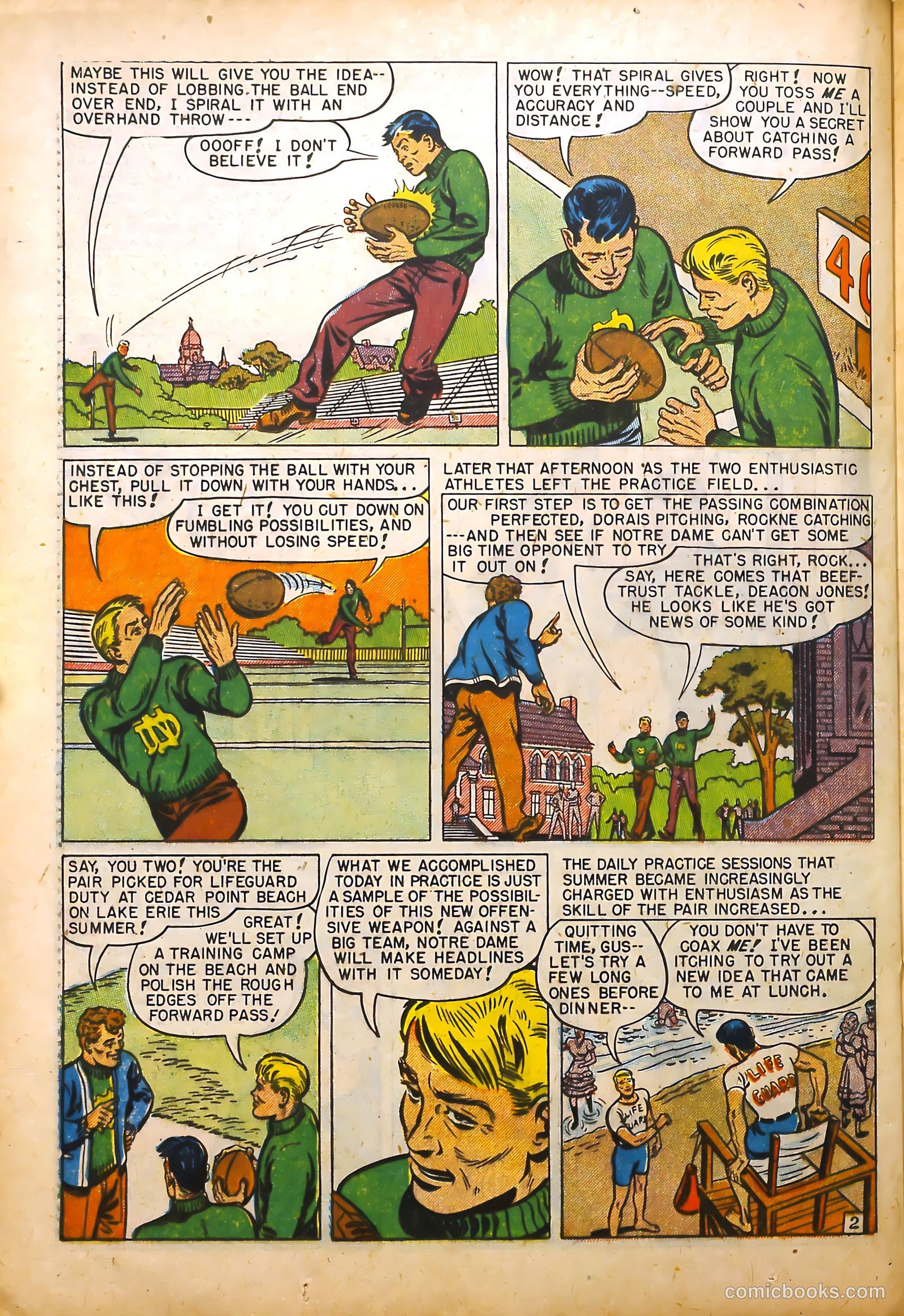 All-Time Sports Comics #7 (1949) — page 34 of 53