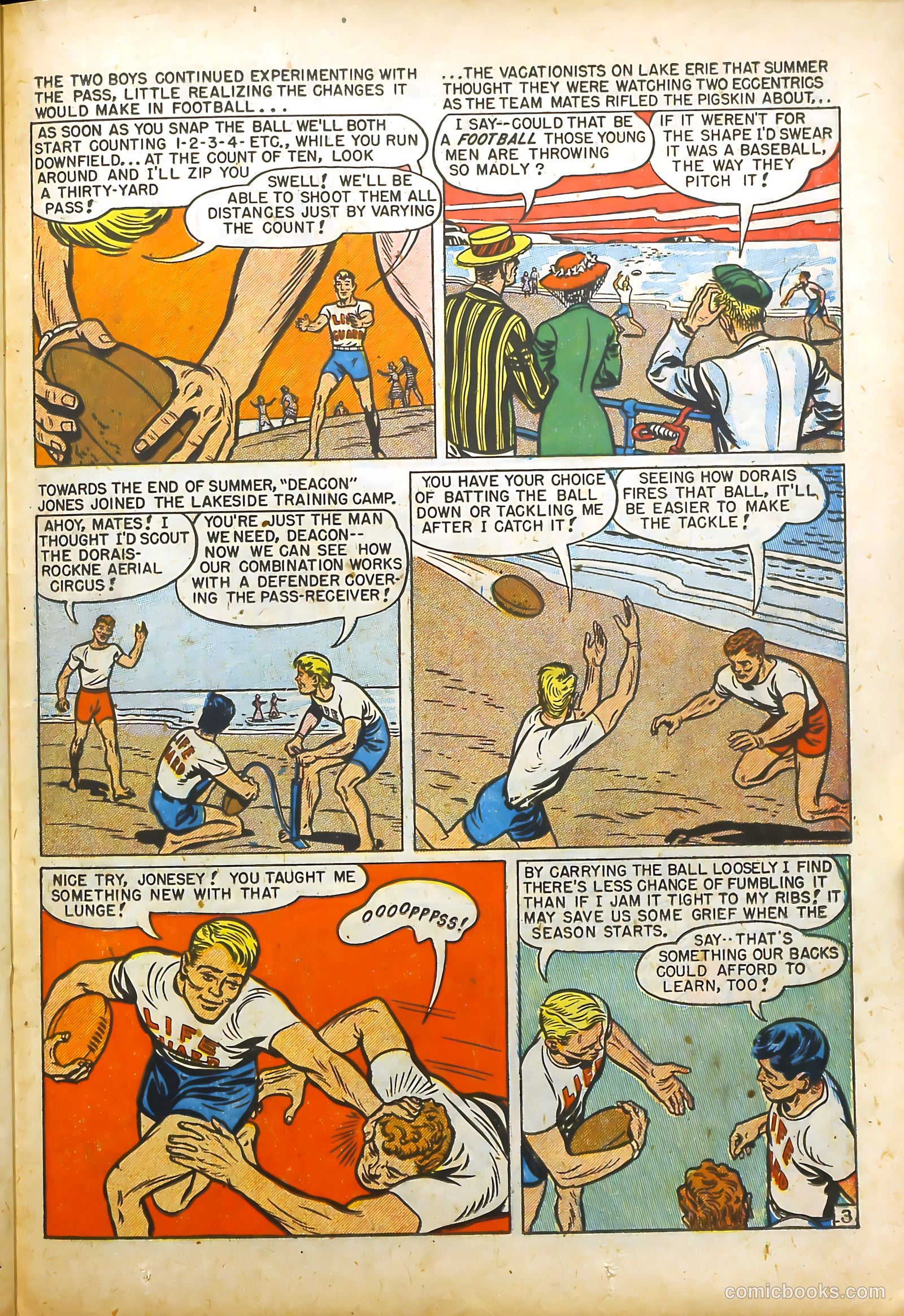 All-Time Sports Comics #7 (1949) — page 35 of 53