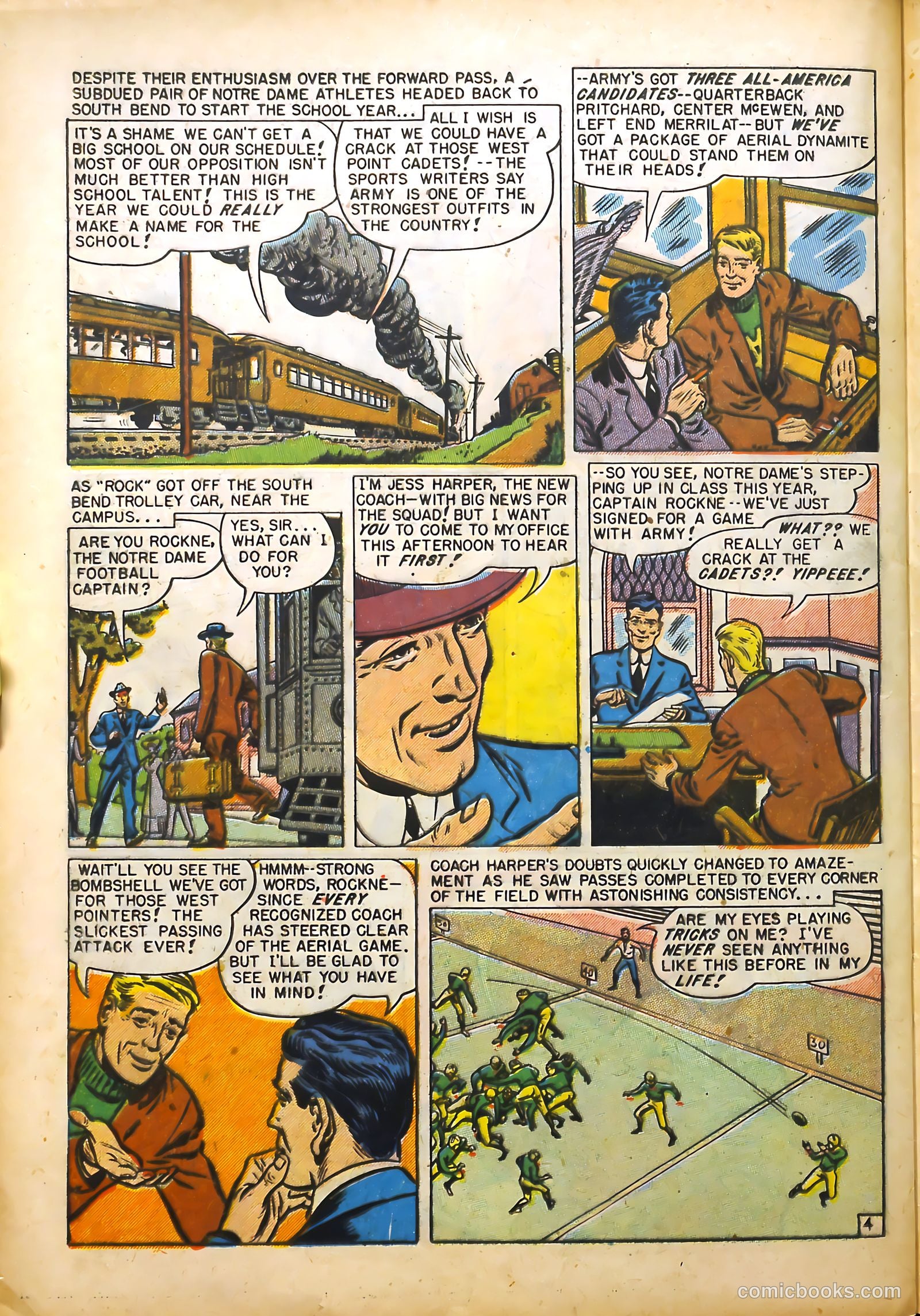 All-Time Sports Comics #7 (1949) — page 36 of 53
