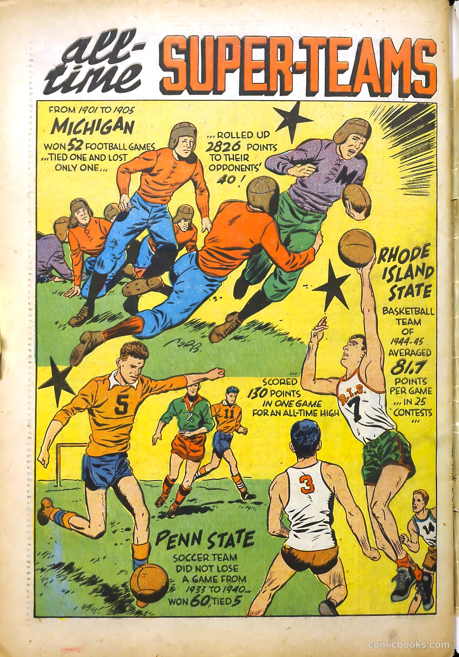 All-Time Sports Comics #7 (1949) — page 50 of 53