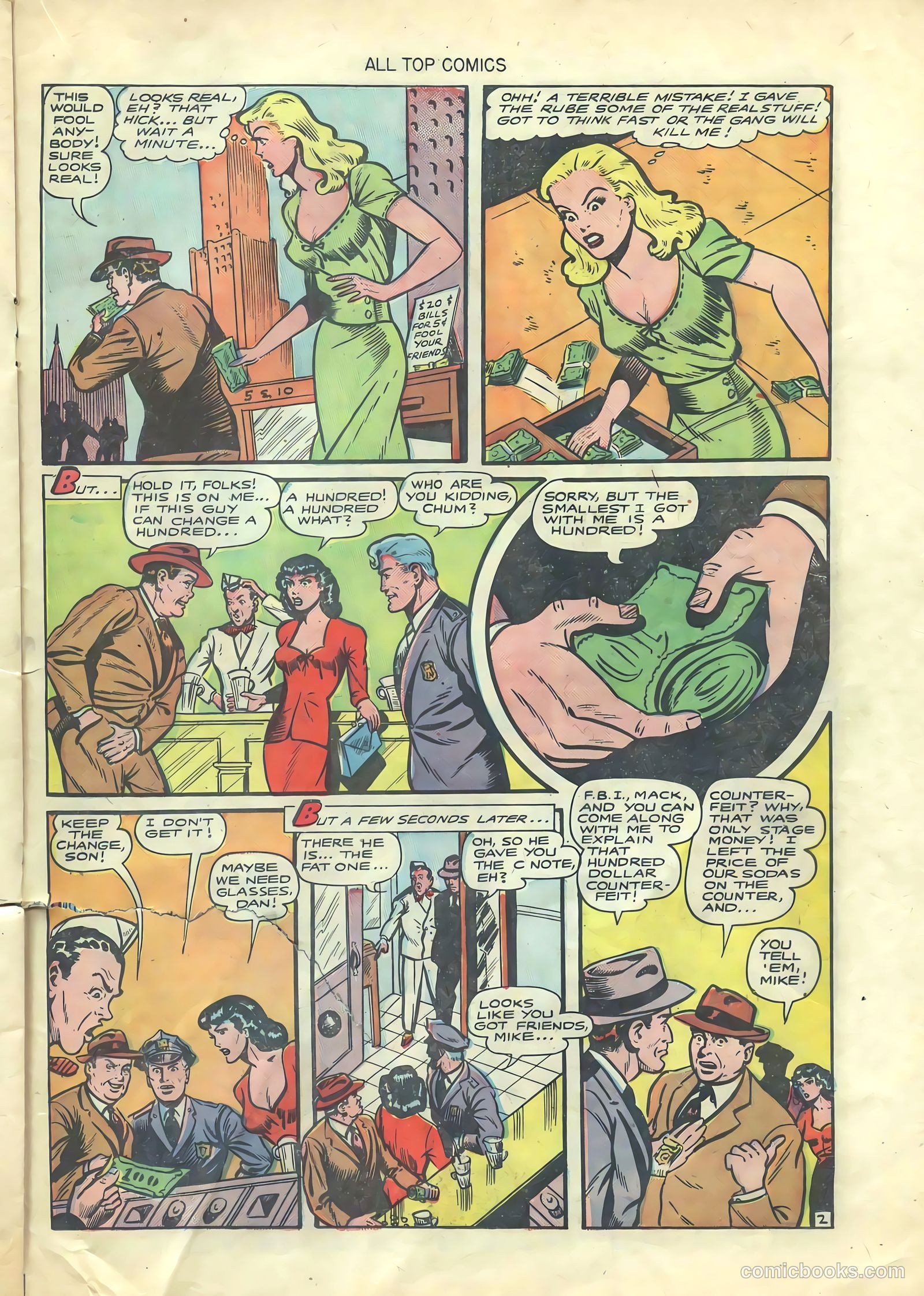All Top Comics #10 (1948) — page 21 of 36