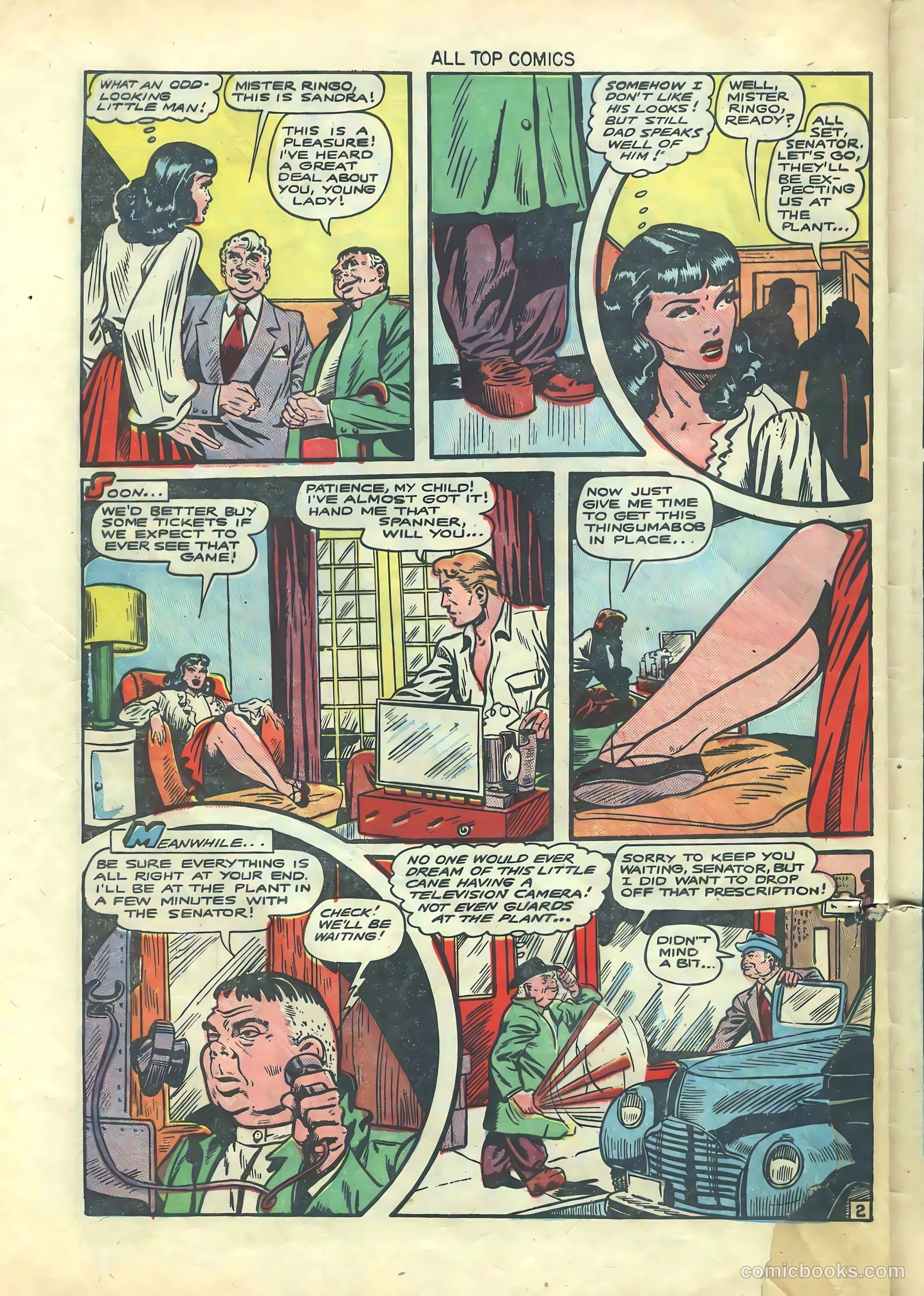 All Top Comics #10 (1948) — page 28 of 36