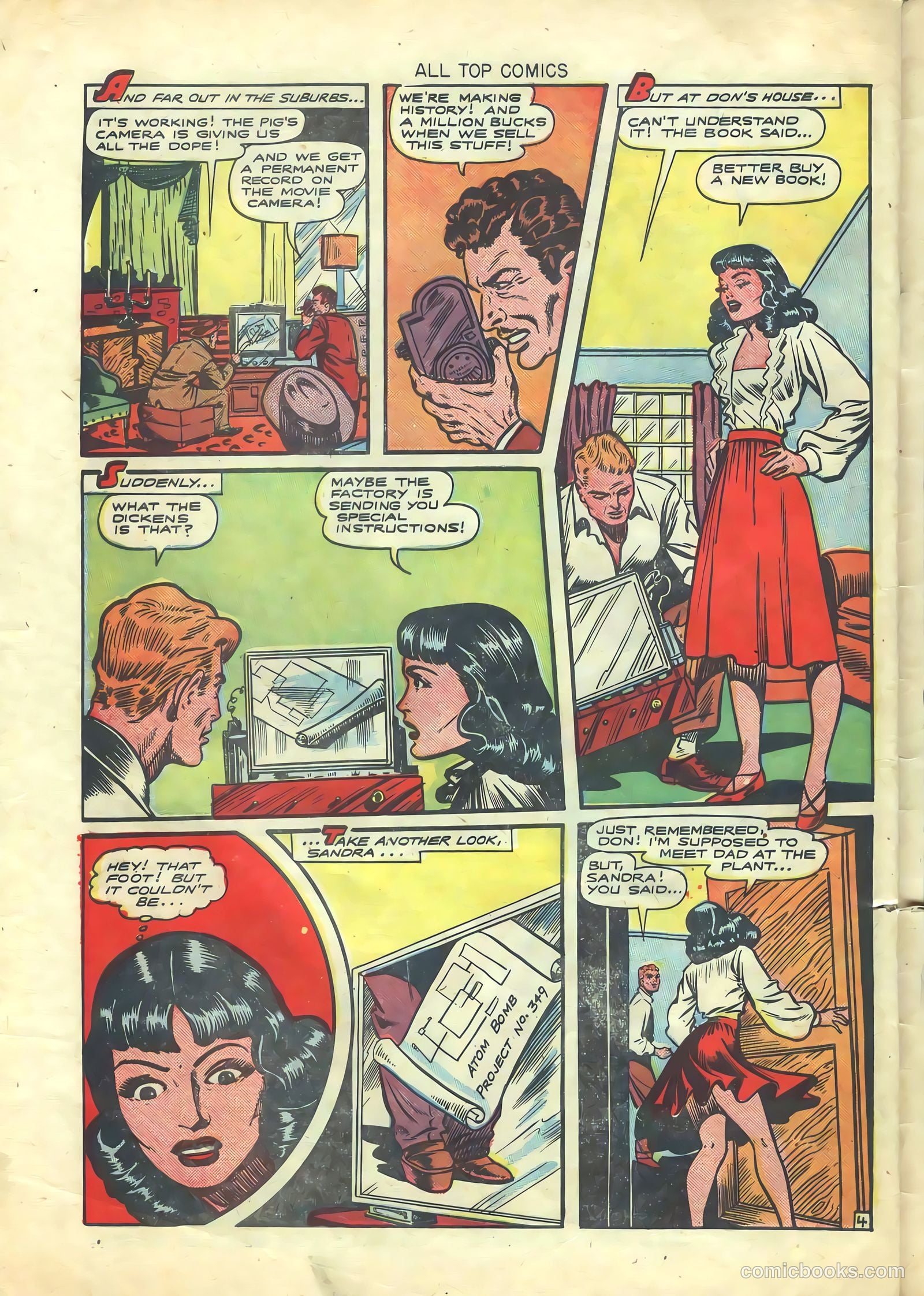 All Top Comics #10 (1948) — page 30 of 36