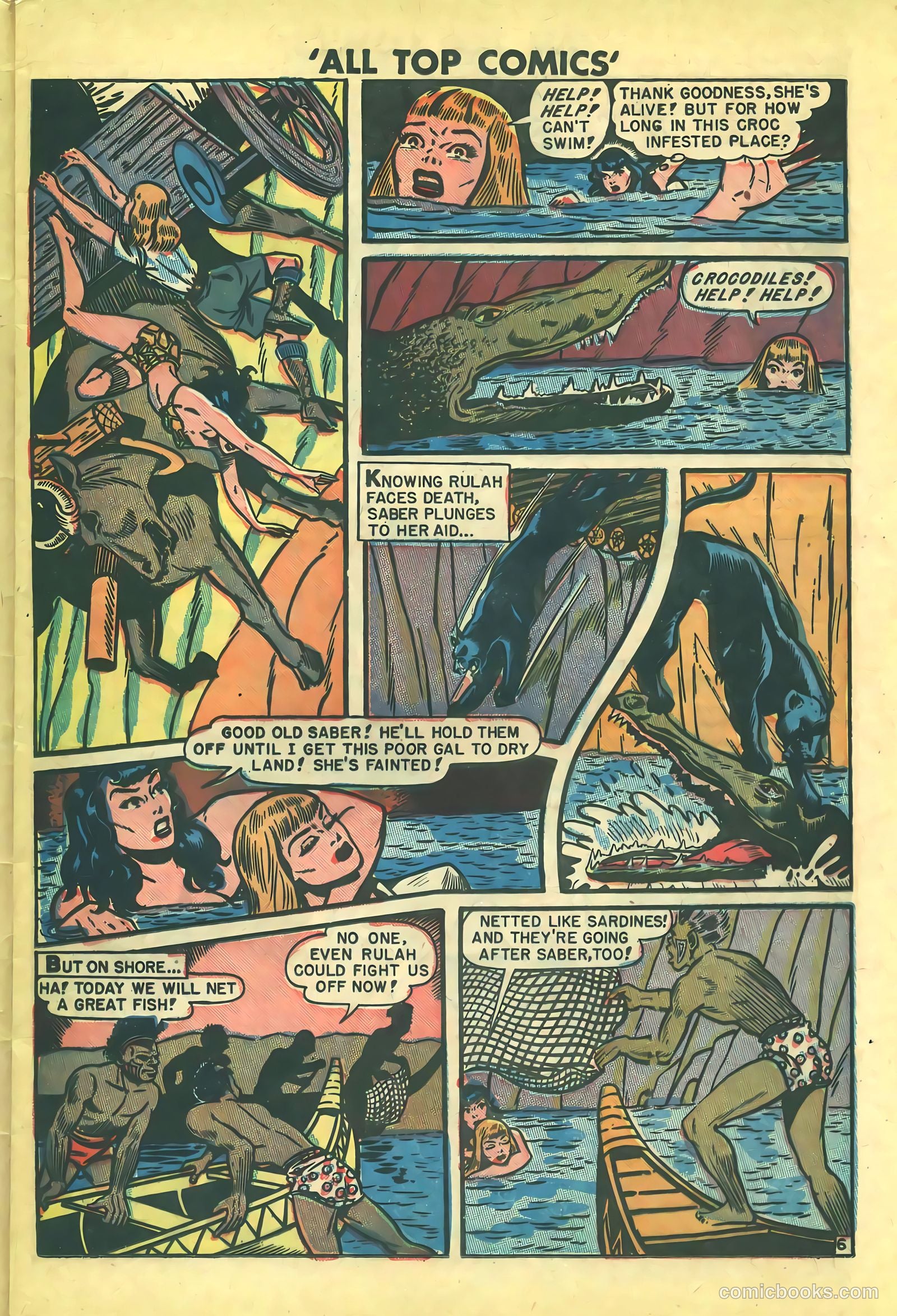 All Top Comics #11 (1948) — page 7 of 36