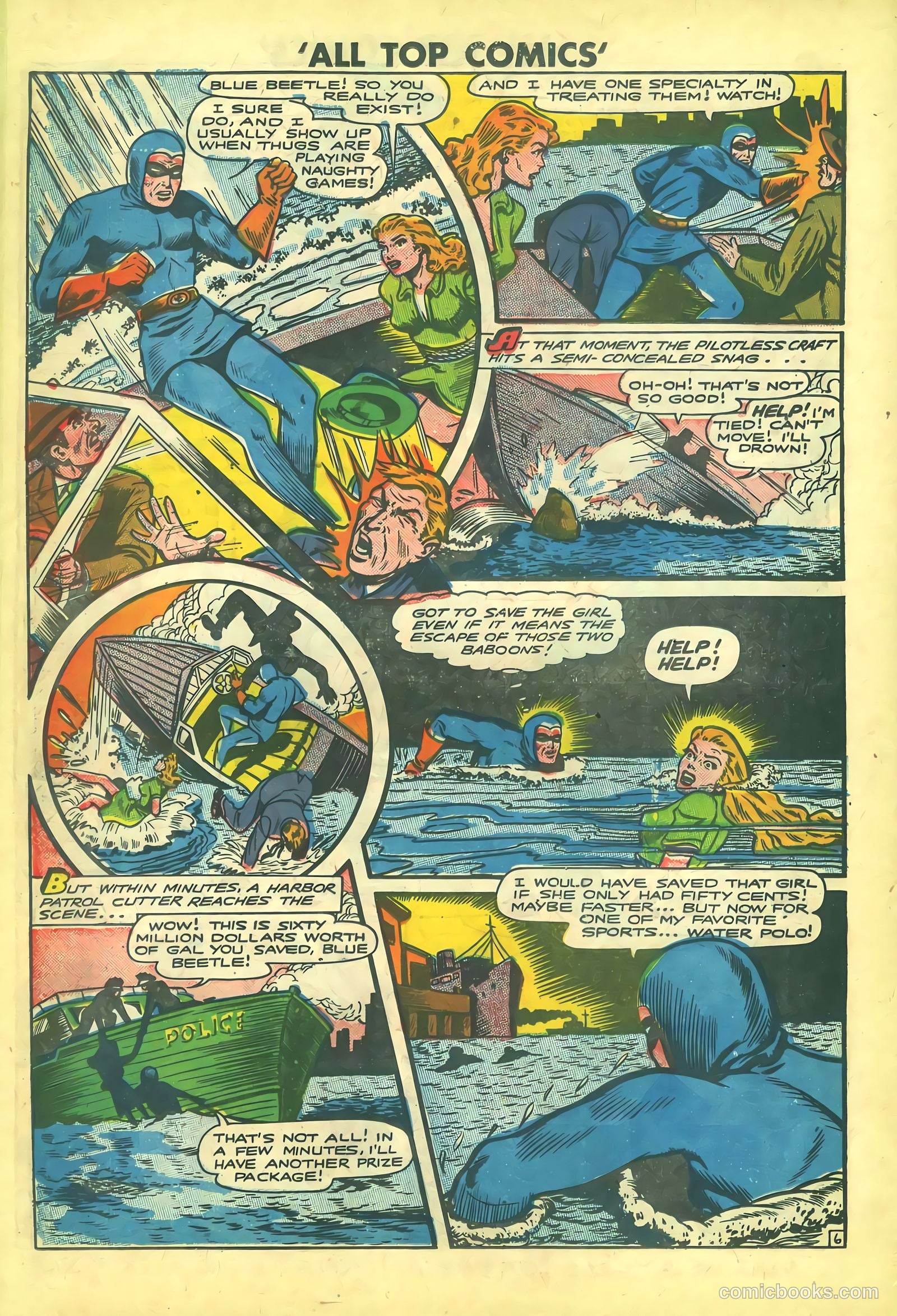 All Top Comics #11 (1948) — page 32 of 36